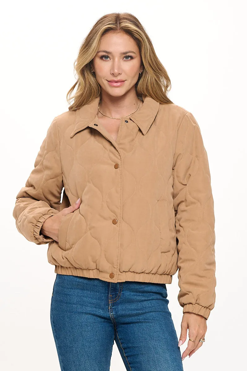 CI Sono Classic Quilted Jacket sold by Ci Sono product image thumbnail 2