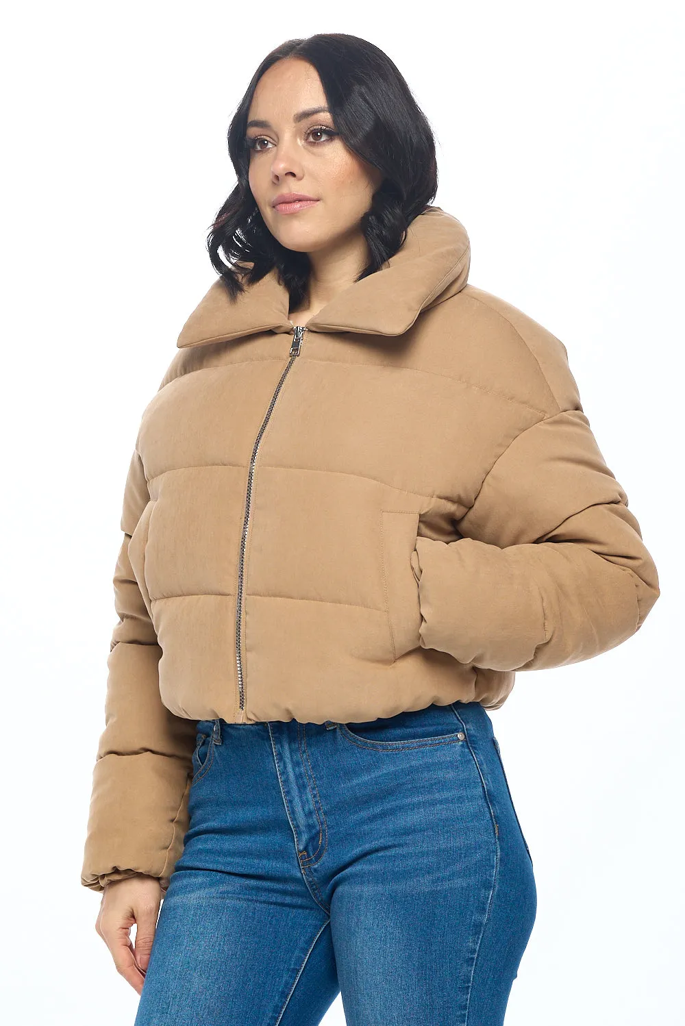 Ci Sono Fur-Collared Puffer Jacket sold by Ci Sono product image thumbnail 4