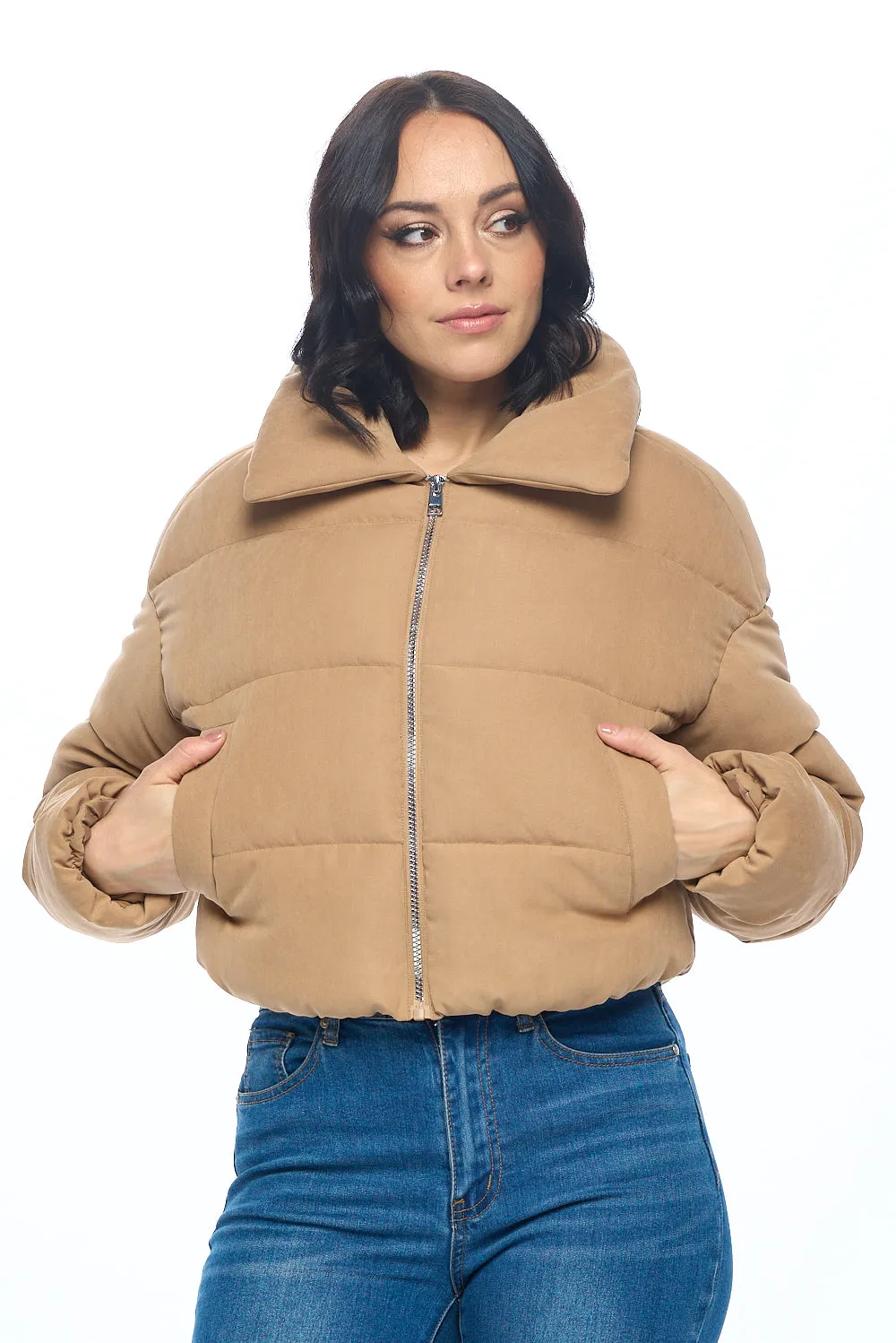 Ci Sono Fur-Collared Puffer Jacket sold by Ci Sono product image thumbnail 3