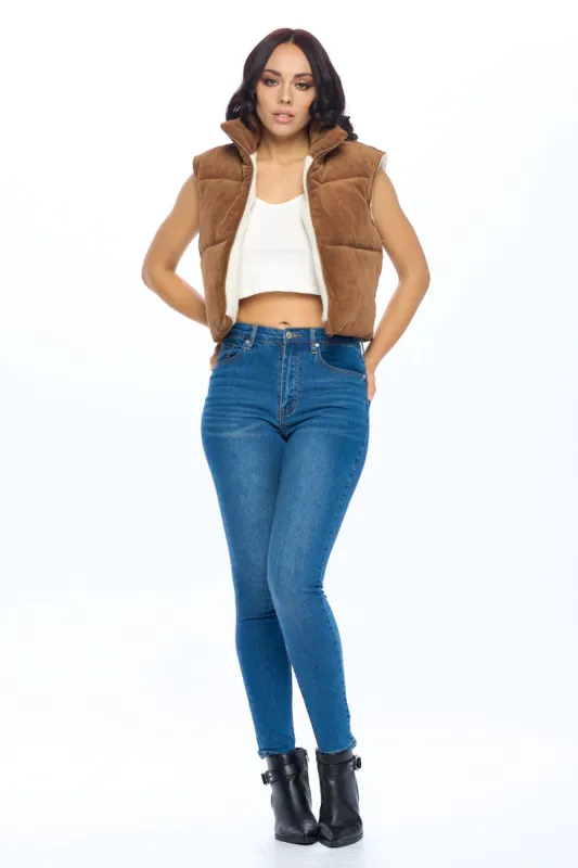 Ci Sono Cozy Chic Corduroy Vest sold by Ci Sono