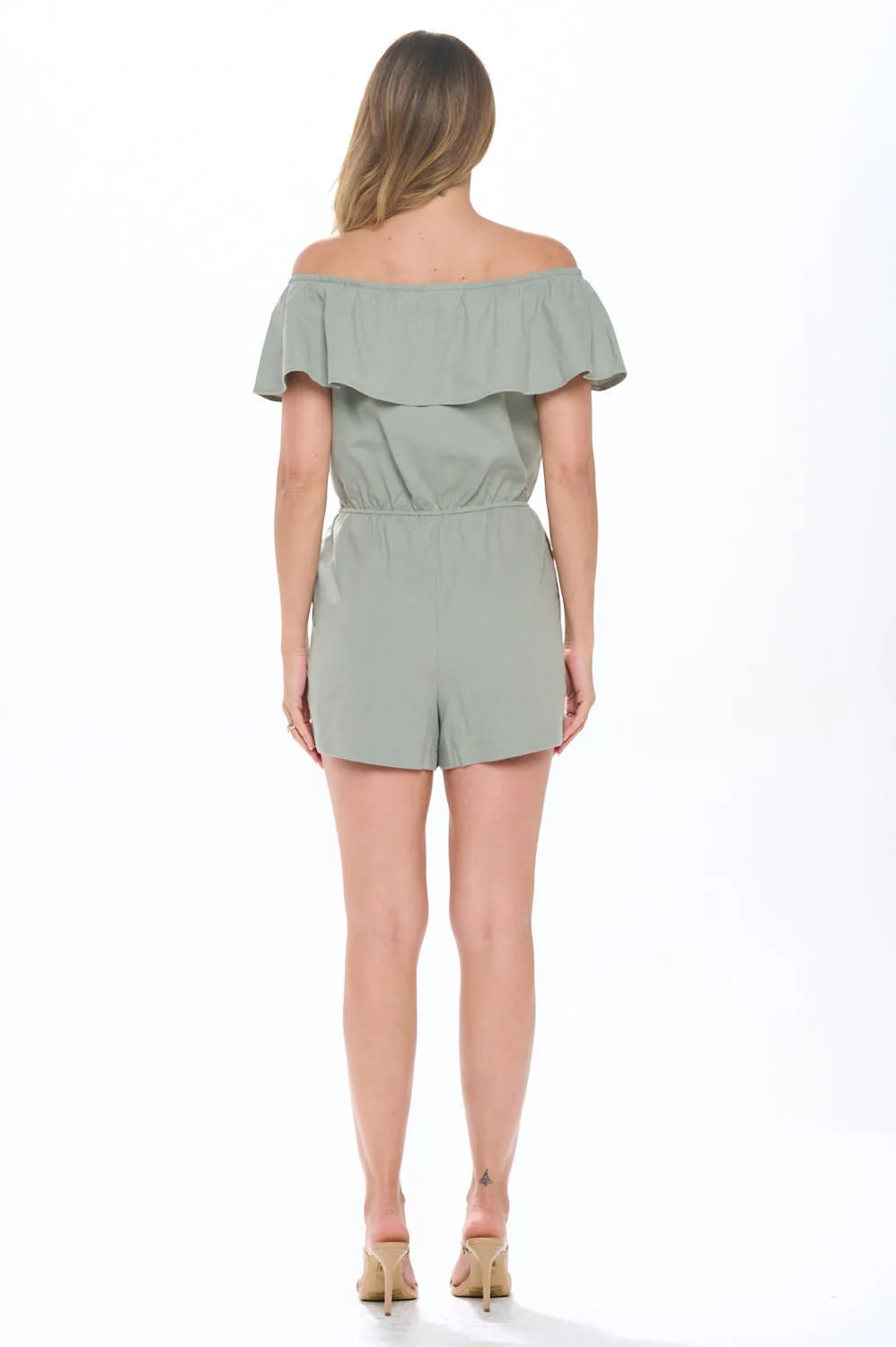 Linen Romper sold by Ci Sono product image thumbnail 5