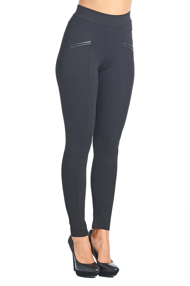 Sleek Ponte Pants sold by Ci Sono product image thumbnail 3