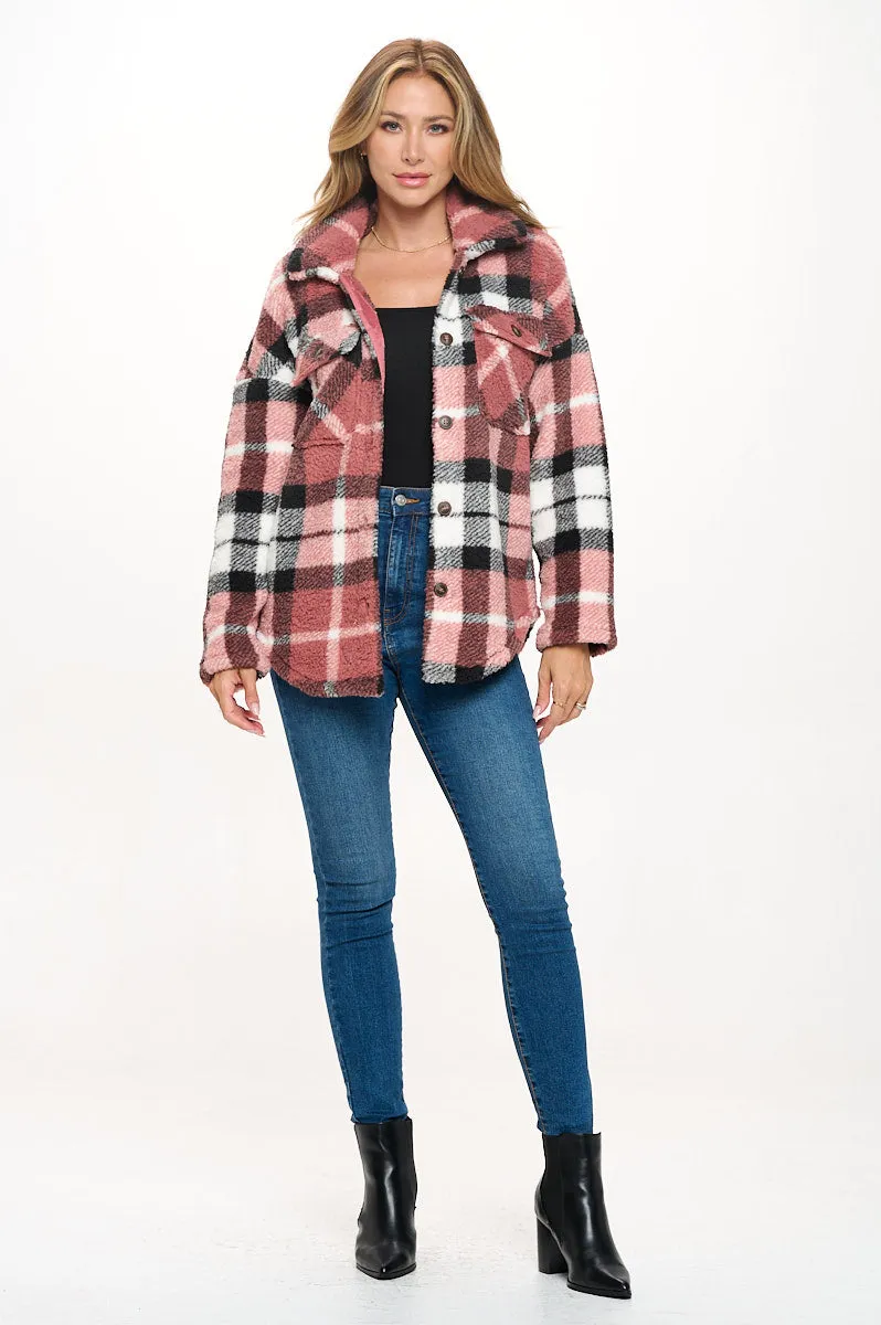 Sherpa Shirt-Jacket sold by Ci Sono product image thumbnail 4