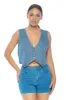 Embellished Denim Vest sold by Ci Sono