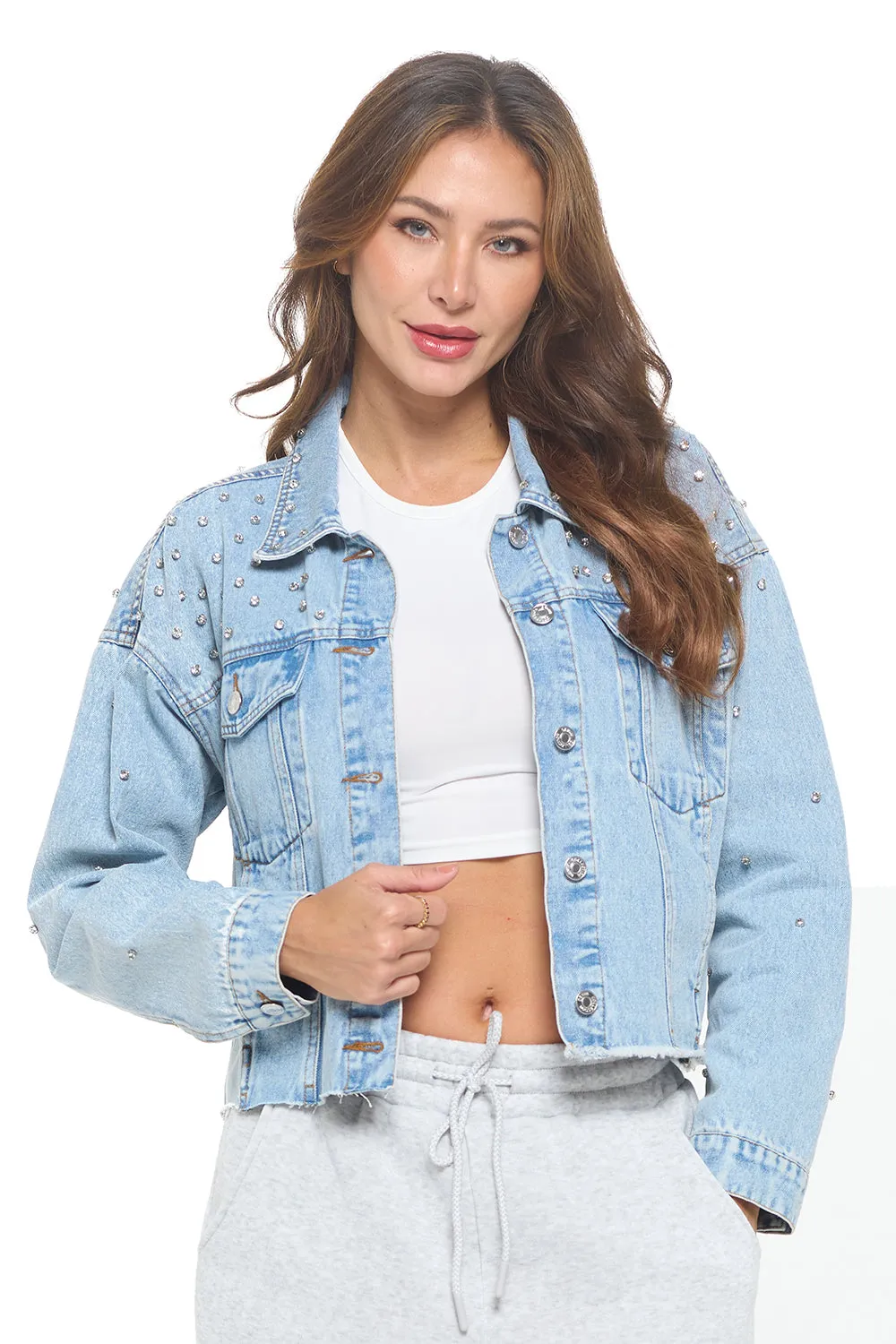 Sleek Classic Denim Jacket sold by Ci Sono product image thumbnail 3