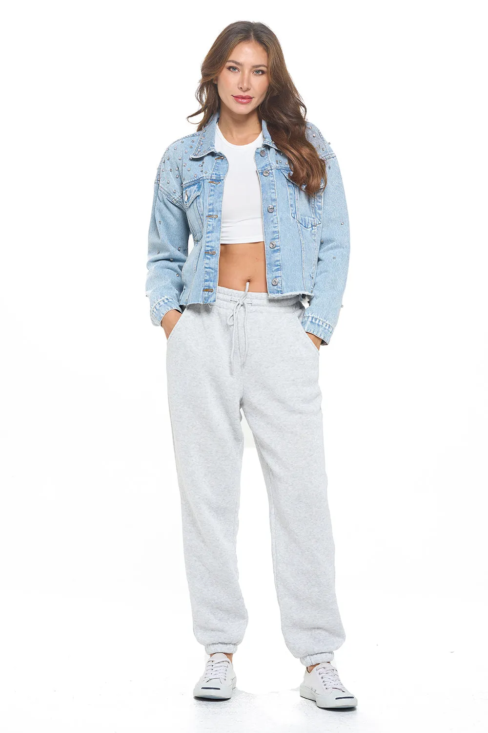 Sleek Classic Denim Jacket sold by Ci Sono product image thumbnail 4