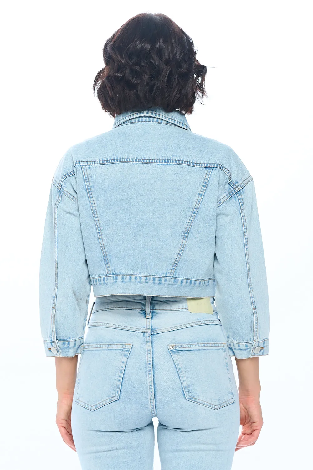 Studded Denim Jacket sold by Ci Sono product image thumbnail 4