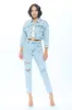 Studded Denim Jacket sold by Ci Sono