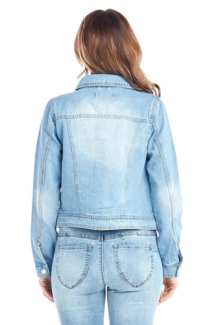 Timeless Classic Denim Jacket sold by Ci Sono product image thumbnail 4
