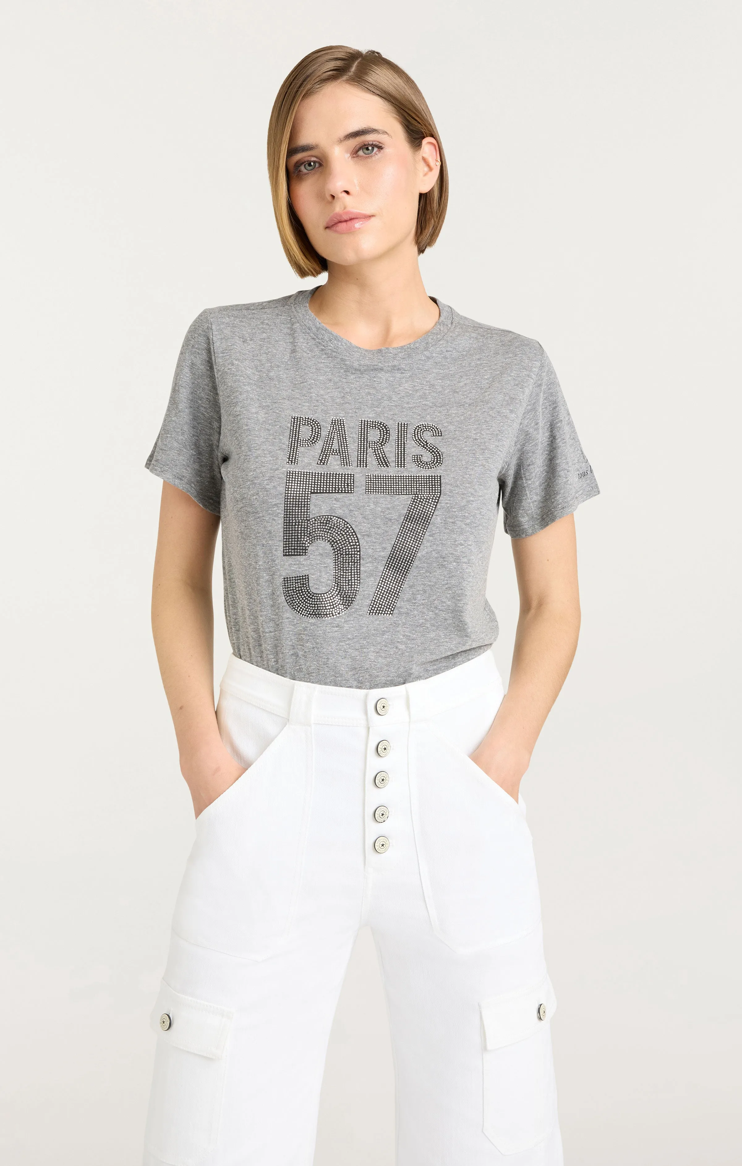 Rhinestone Paris 57 Tee sold by cinq a sept product image thumbnail 3