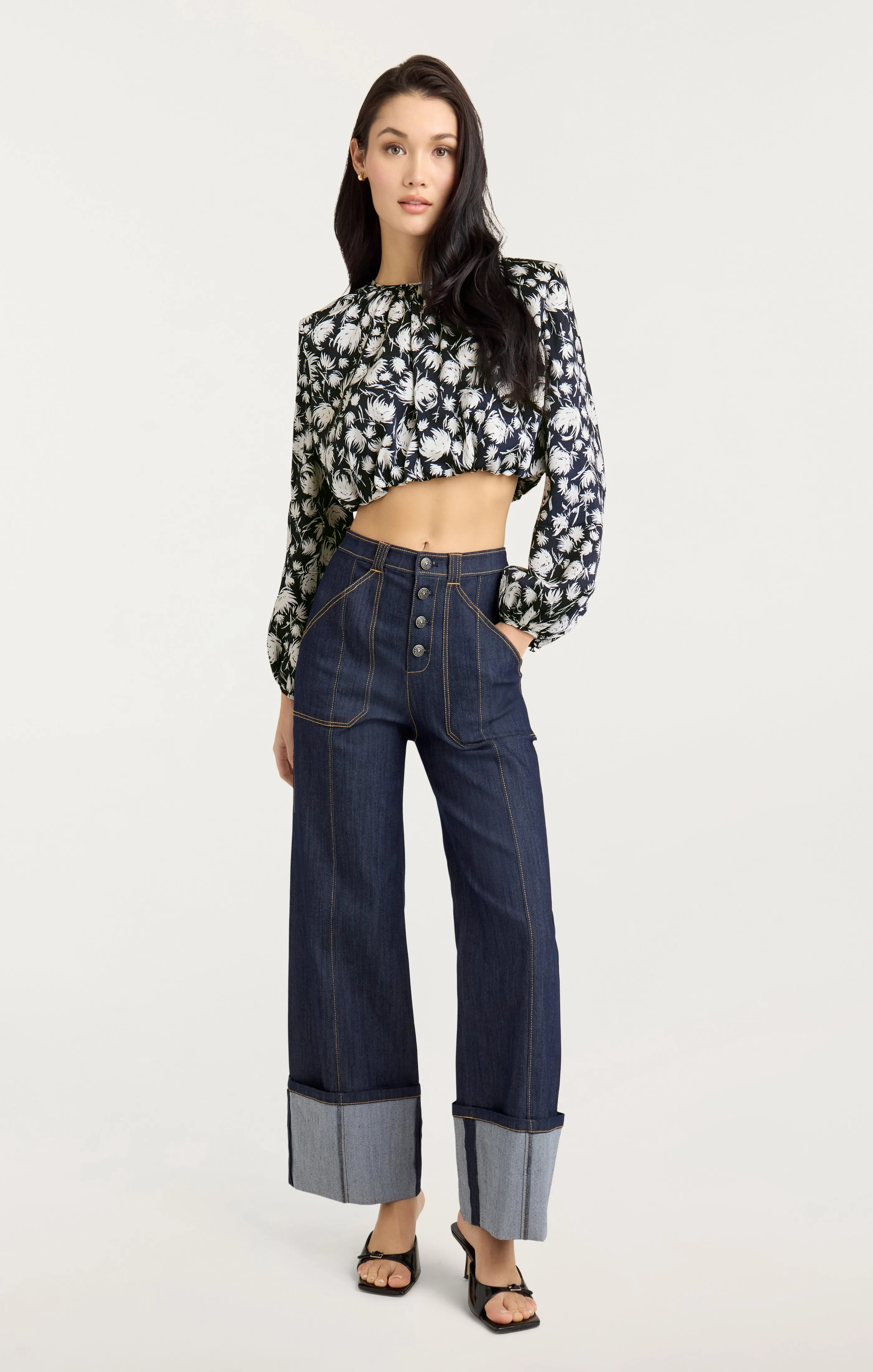 Graphic Floral Kamala Top sold by cinq a sept product image thumbnail 2