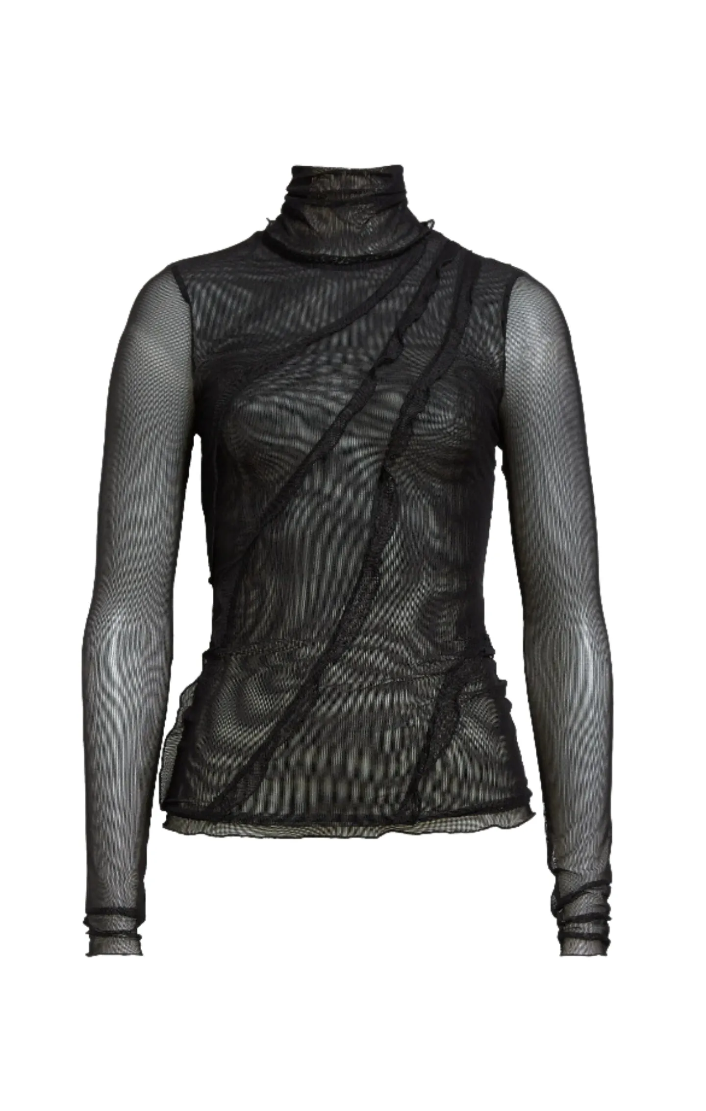 Nichola Mesh Turtleneck sold by cinq a sept