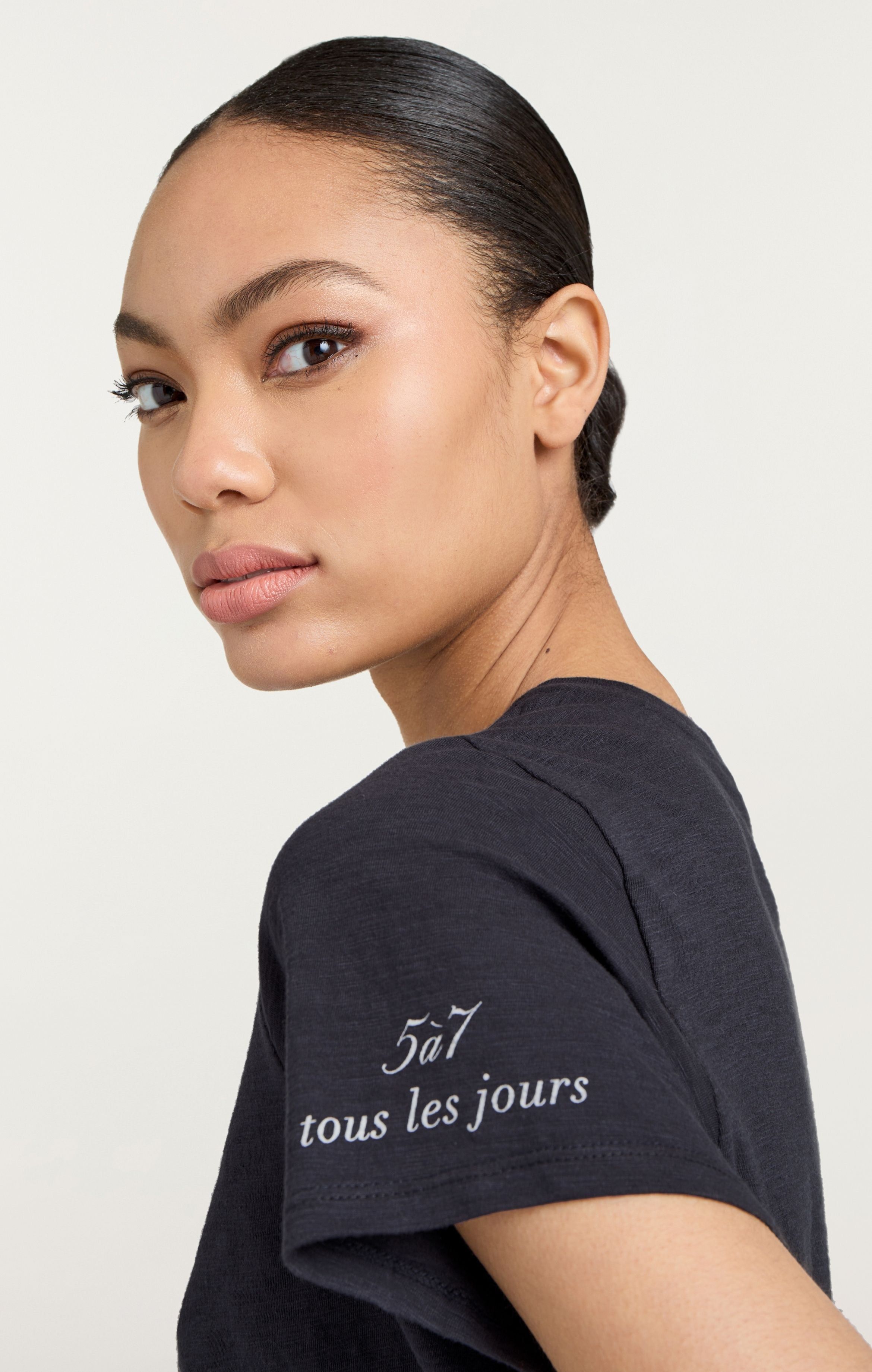 Rhinestone Paris 57 Tee sold by cinq a sept product image thumbnail 4