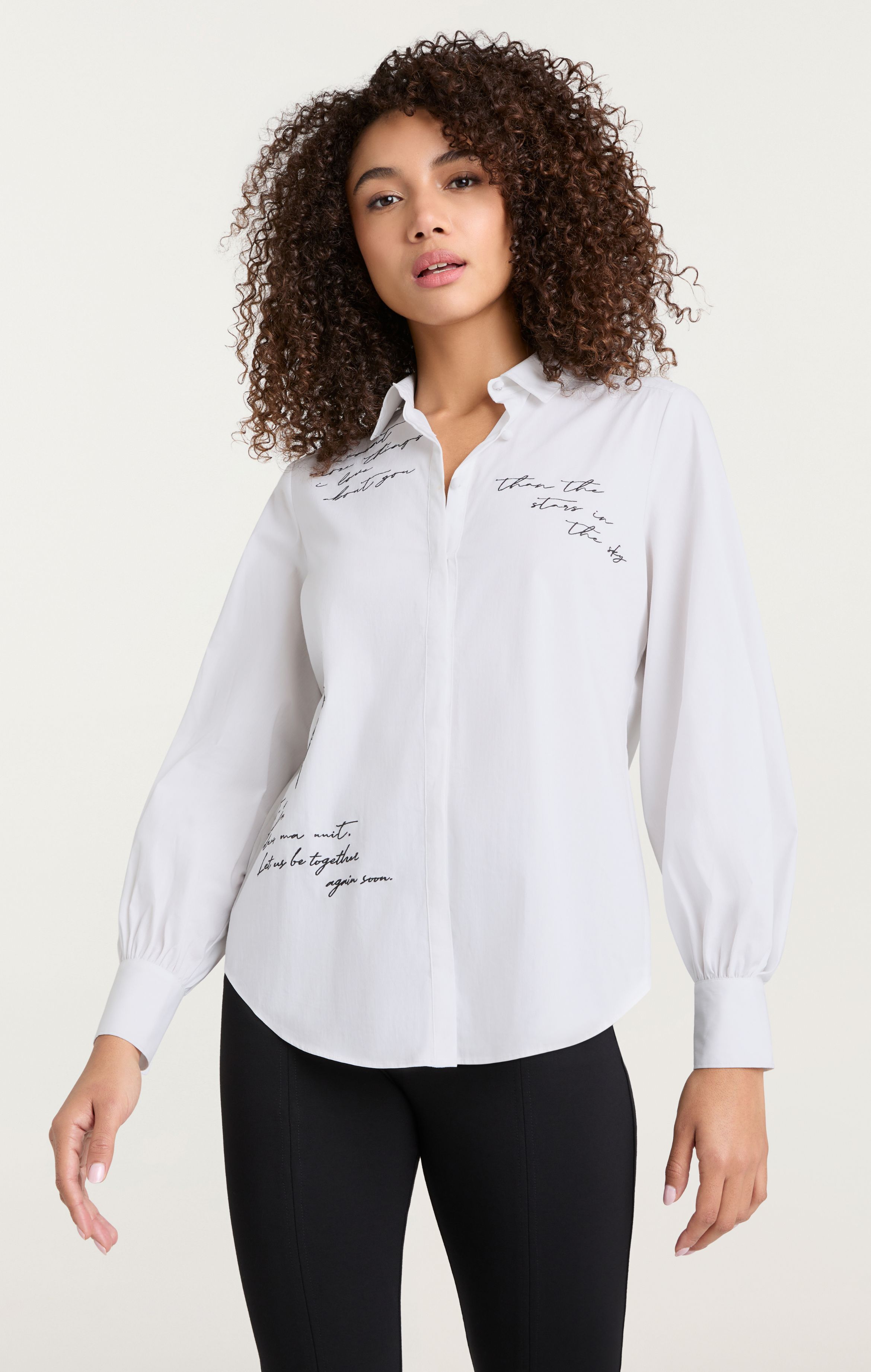 Mon Amour Embroidered Poplin Kandice Top sold by cinq a sept product image thumbnail 2