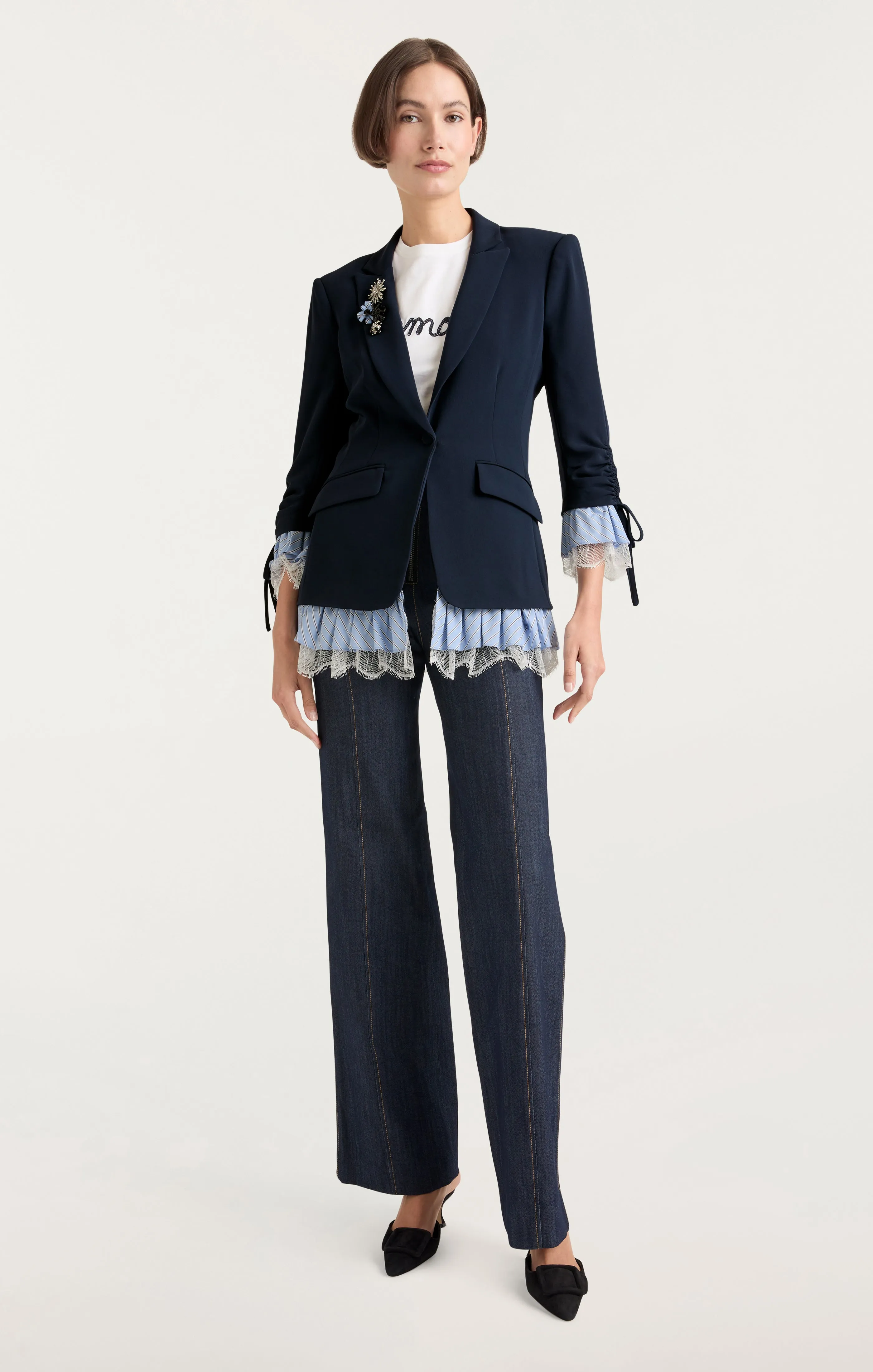 Striped Roxie Blazer sold by cinq a sept product image thumbnail 2