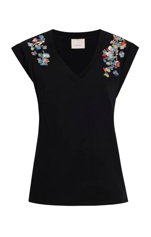 V-Neck Bella Tee sold by cinq a sept