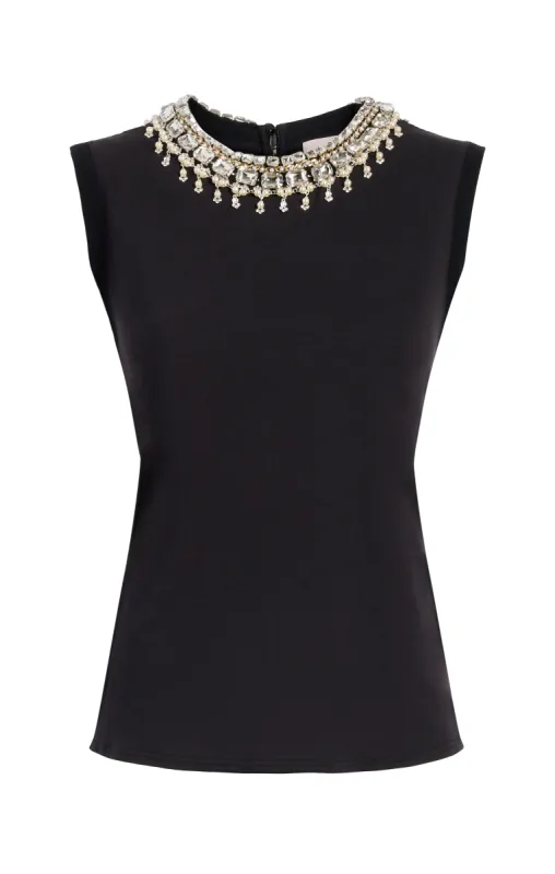 Pearl Necklace Brielle Tee sold by cinq a sept