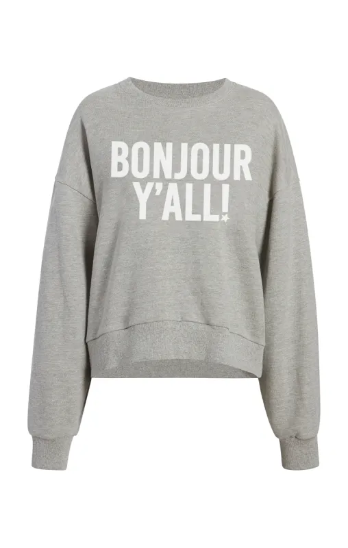 Bonjour Y'all Brandy Pullover sold by cinq a sept