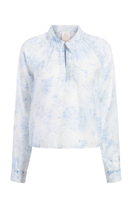 Garden Toile Mila Top sold by cinq a sept
