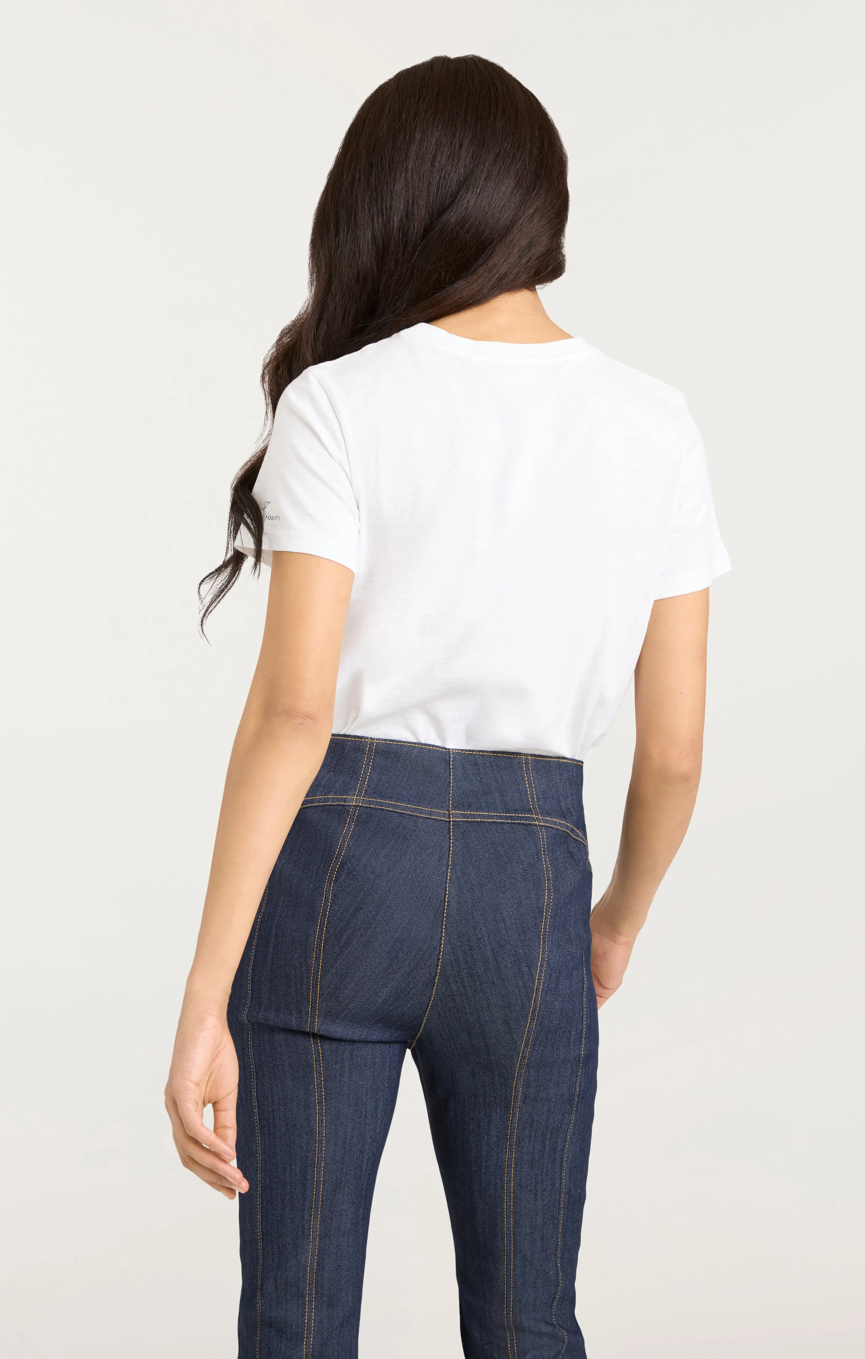 Embroidered Happy Tee sold by cinq a sept product image thumbnail 4