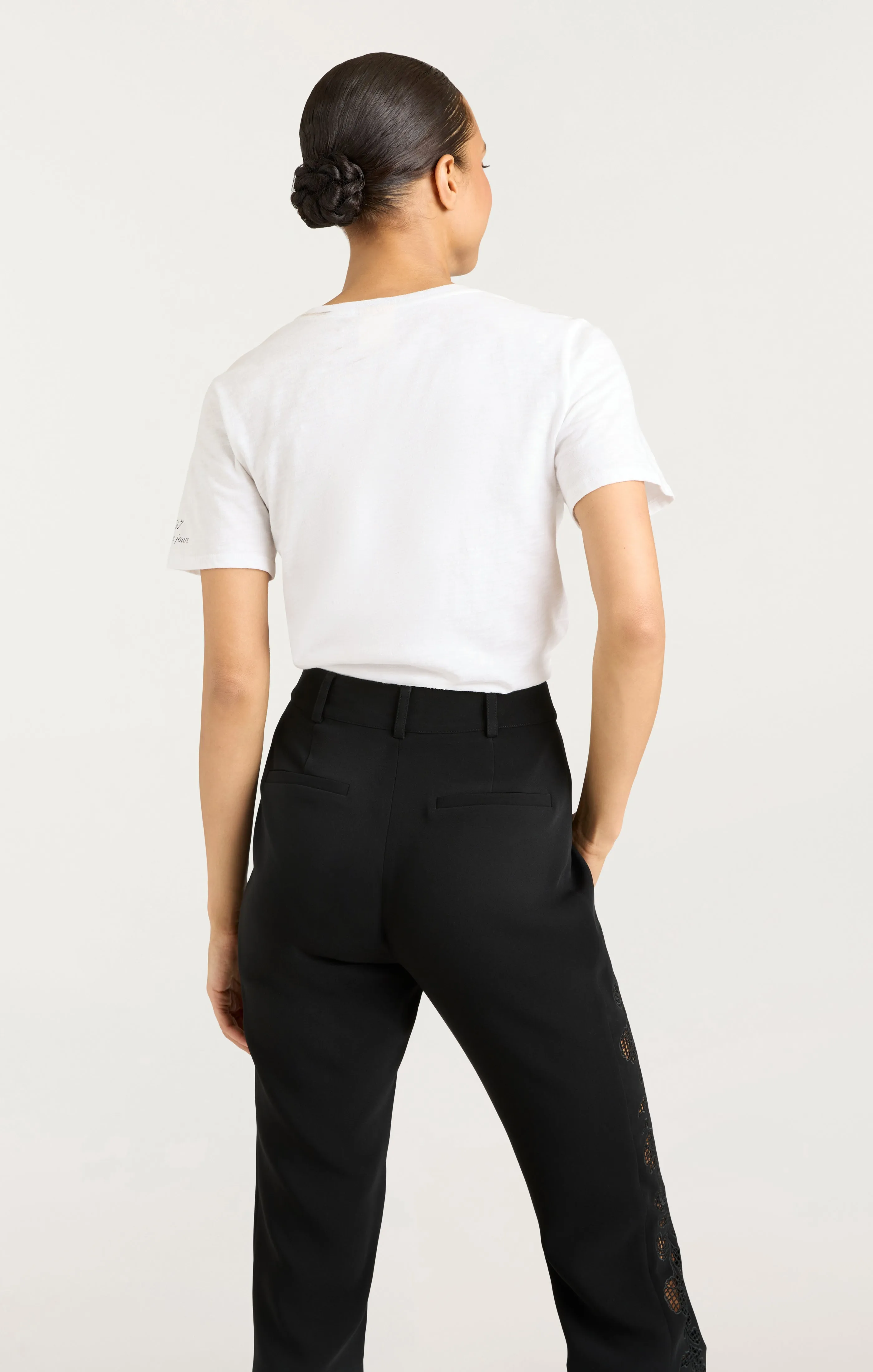 Rhinestone Amour Shrunken Tee sold by cinq a sept product image thumbnail 5