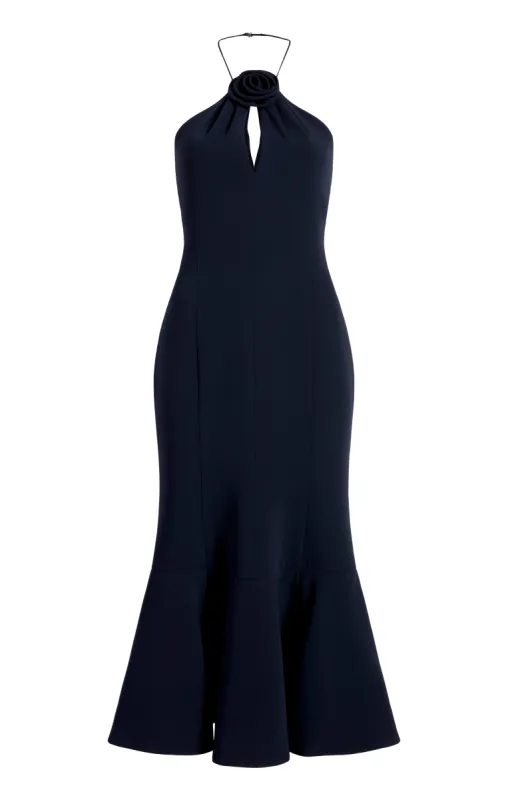 Crepe Flower Jennie Dress sold by cinq a sept
