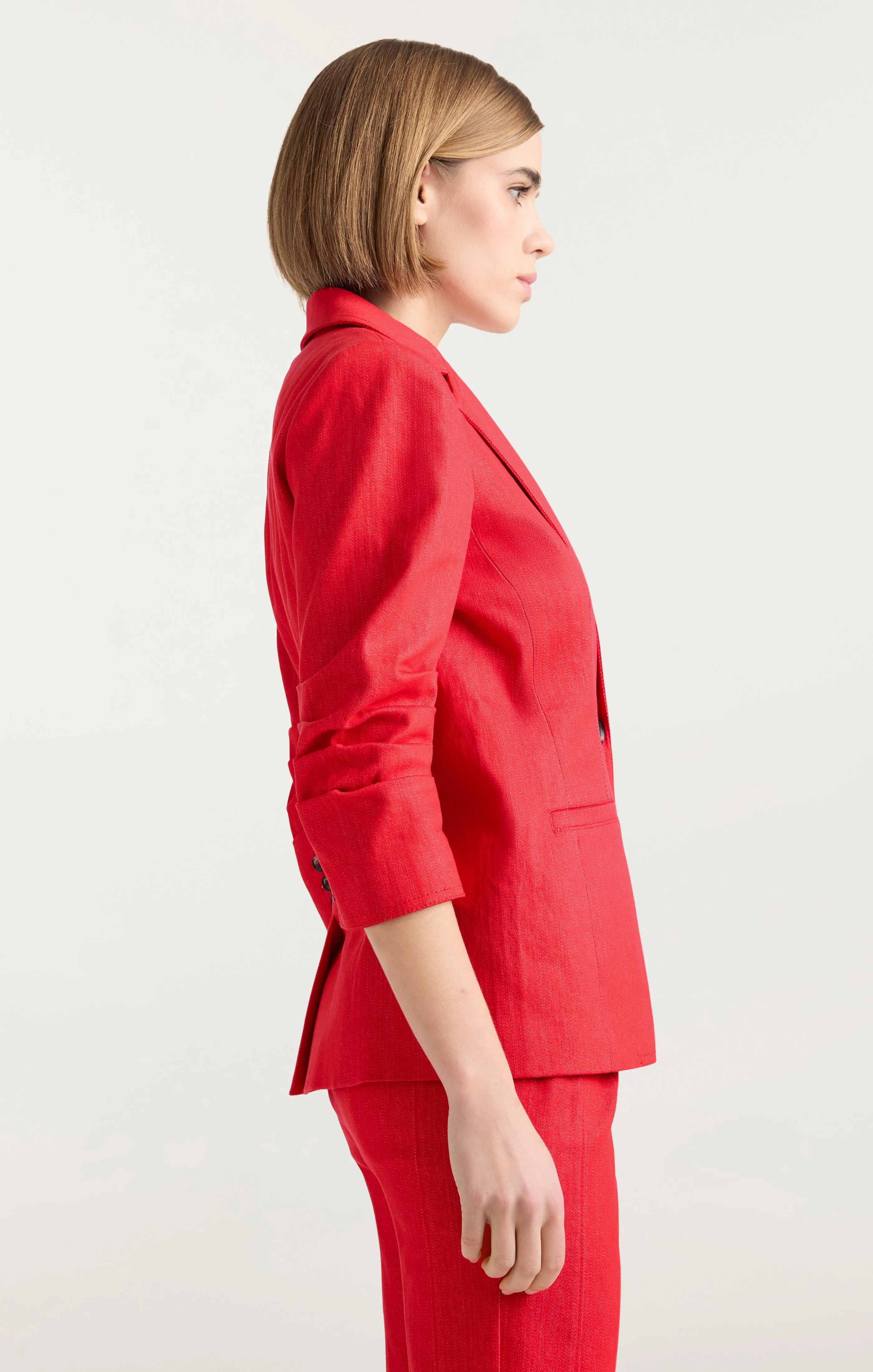 Denim Khloe Blazer sold by cinq a sept product image thumbnail 5