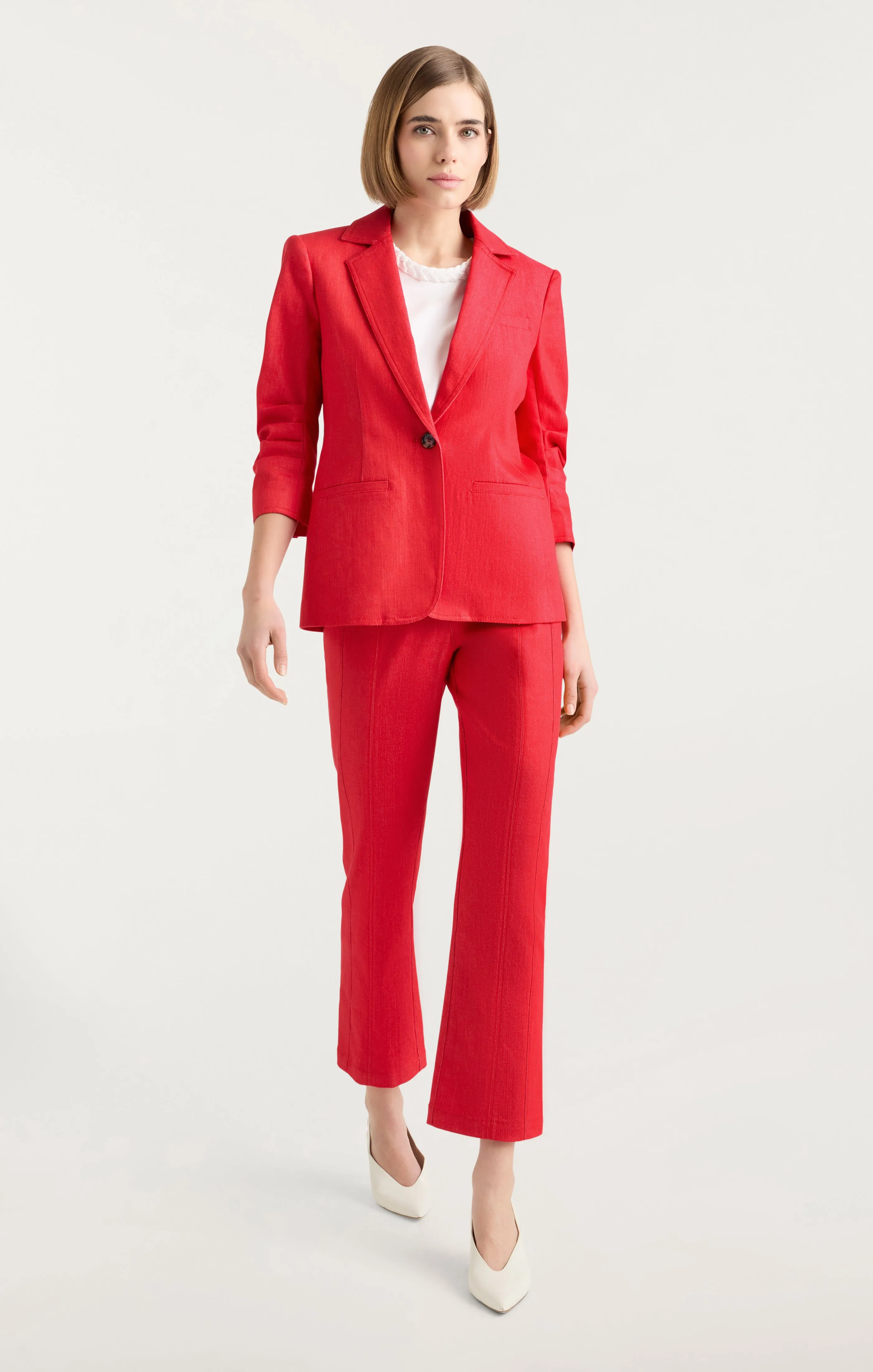 Denim Khloe Blazer sold by cinq a sept product image thumbnail 2