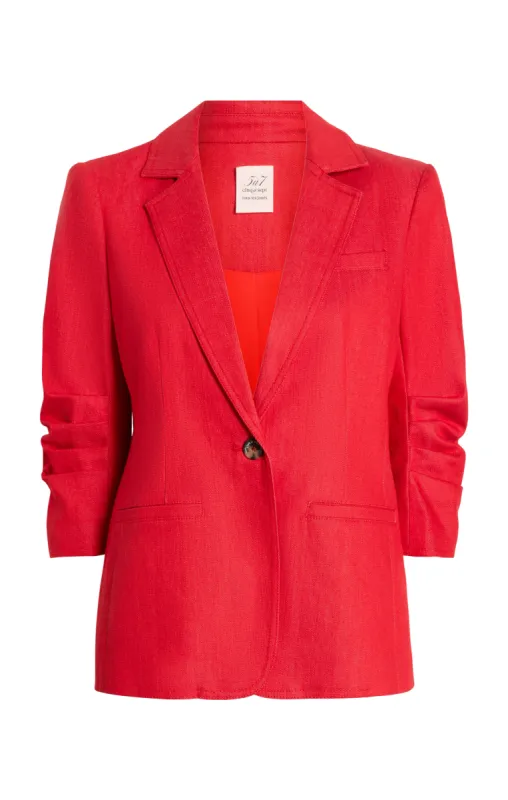 Denim Khloe Blazer sold by cinq a sept