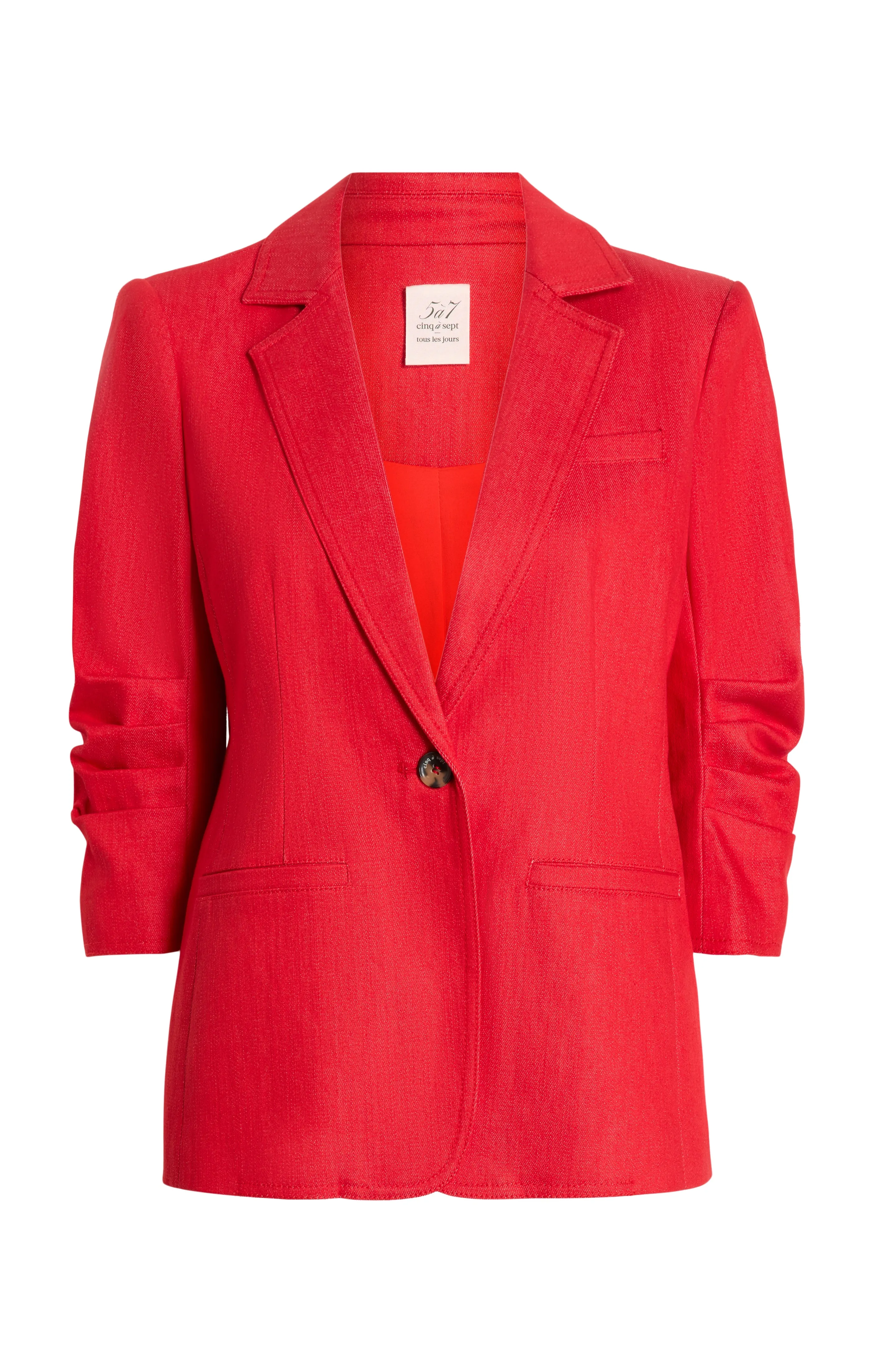 Denim Khloe Blazer sold by cinq a sept