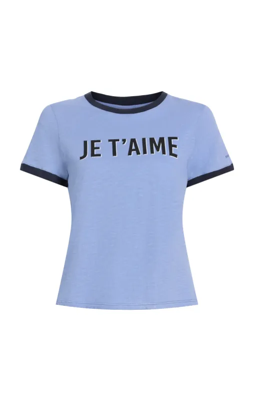 Je Taime Ringer Tee sold by cinq a sept