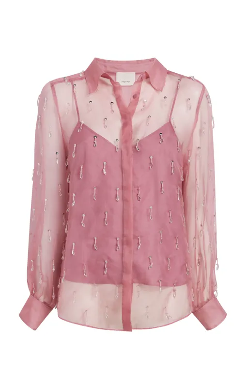 Crystal Teardrop Kandice Top made by cinq a sept