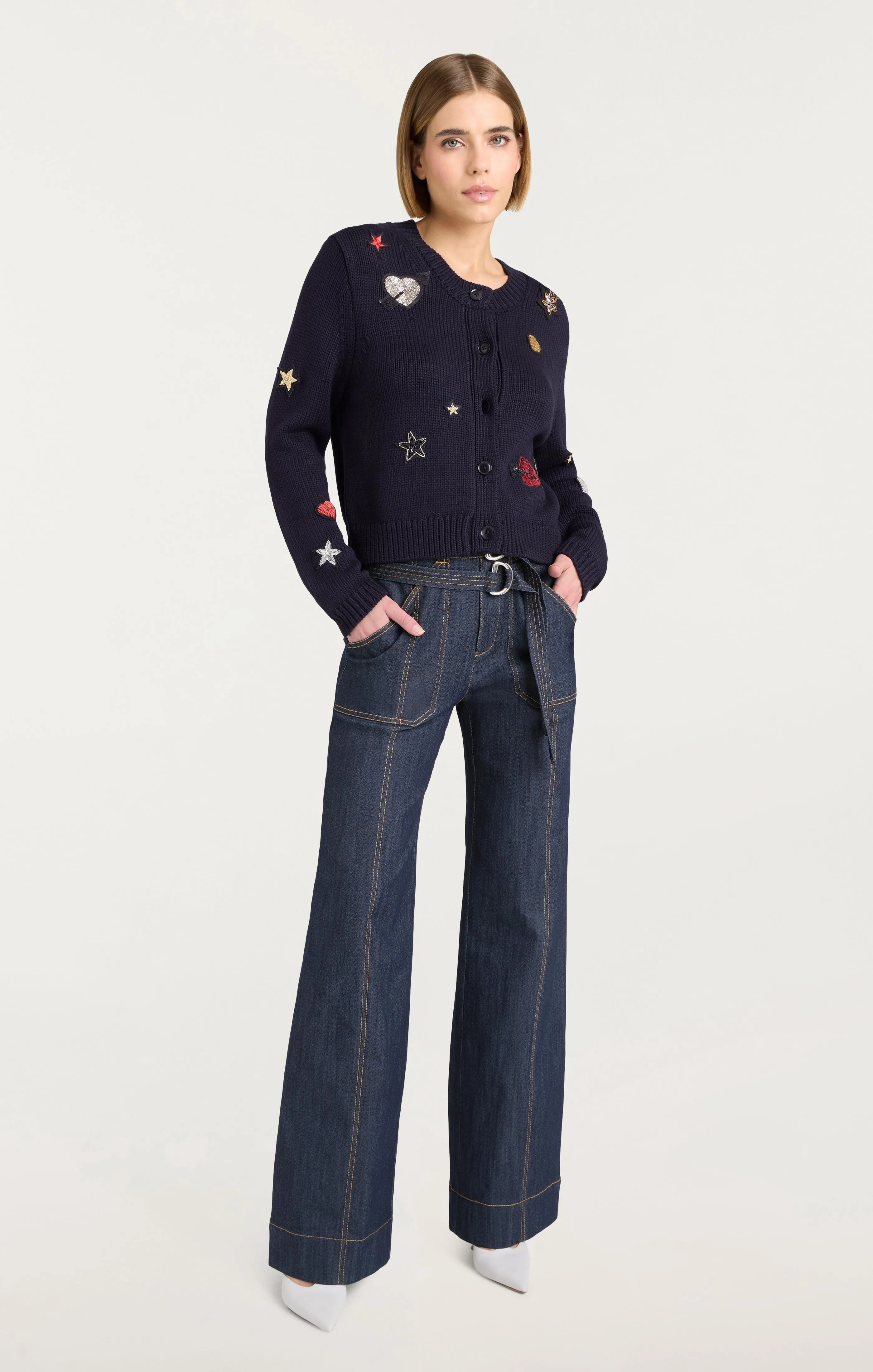 Nebula Embellished Piera Cardigan sold by cinq a sept product image thumbnail 2