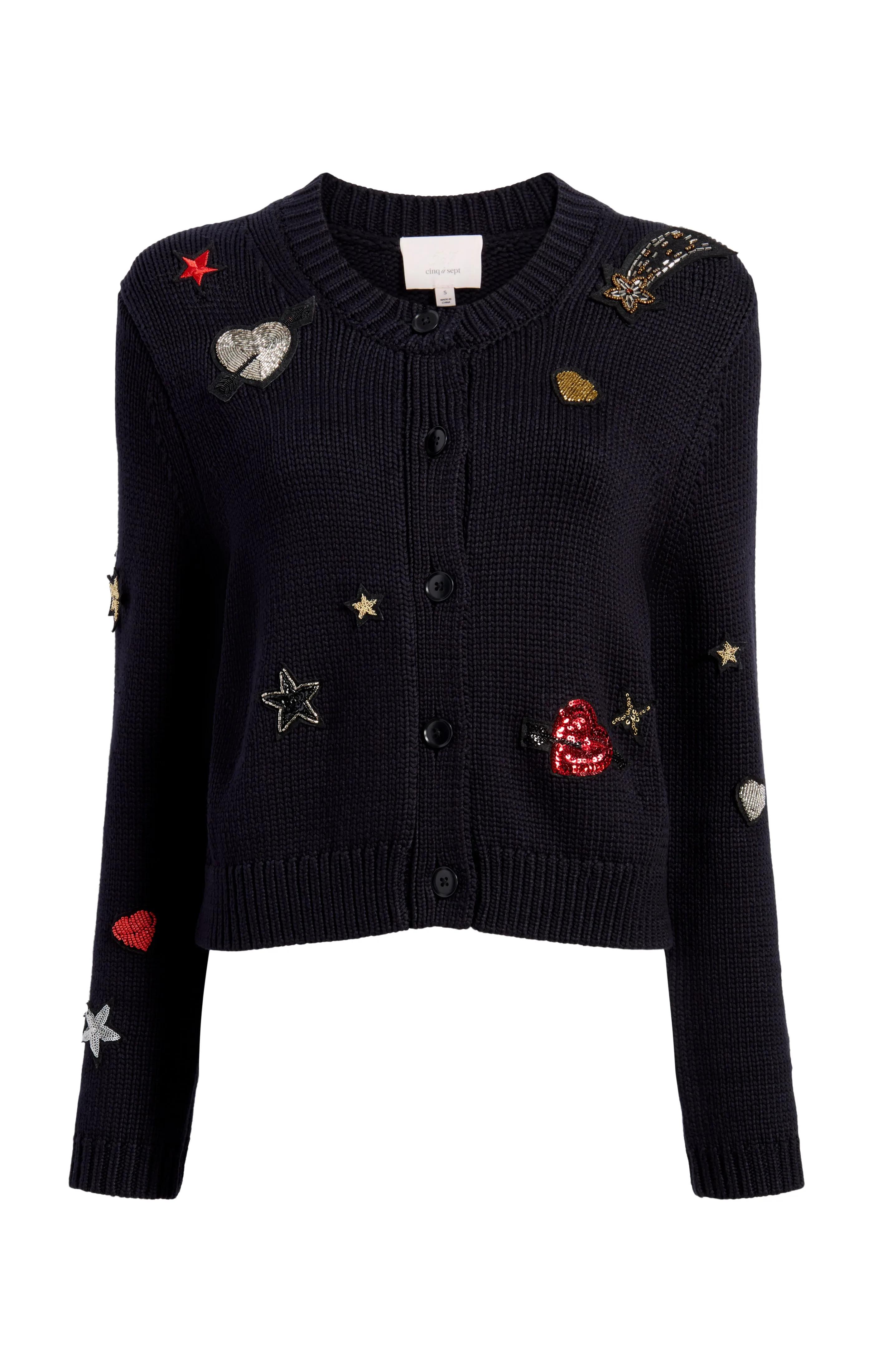 Nebula Embellished Piera Cardigan sold by cinq a sept