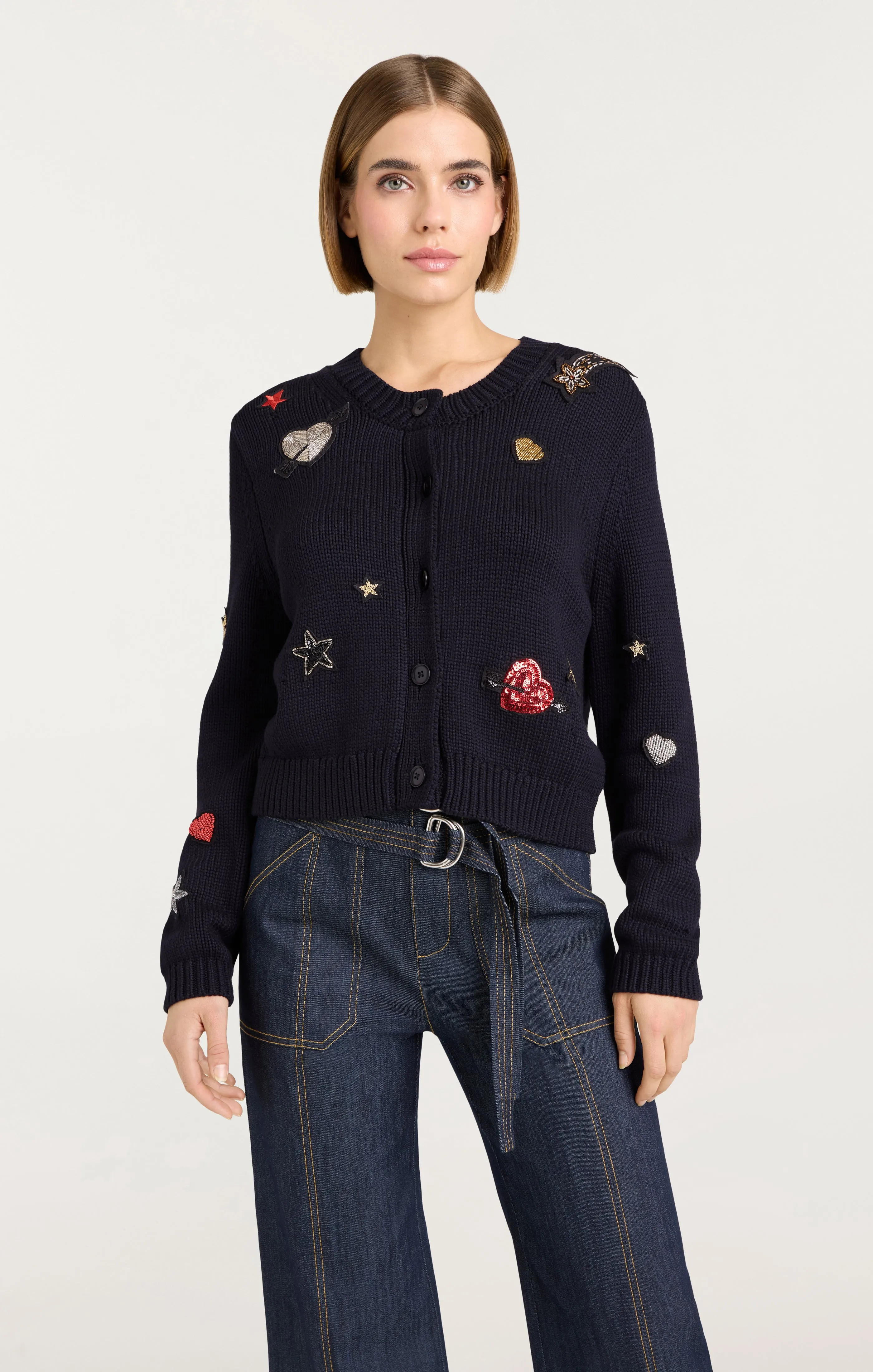 Nebula Embellished Piera Cardigan sold by cinq a sept product image thumbnail 3