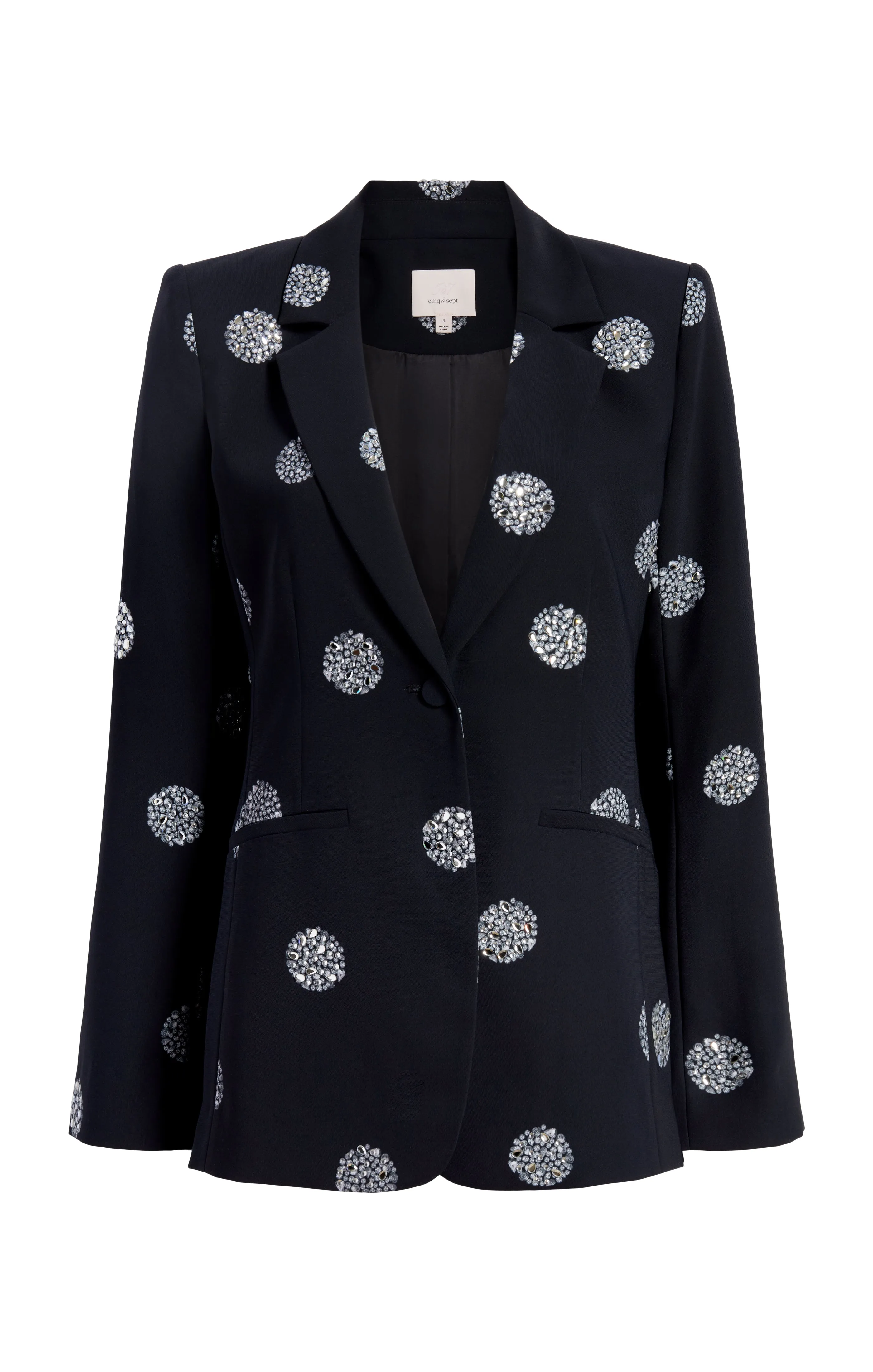 Crystal Dot Karlie Blazer sold by cinq a sept