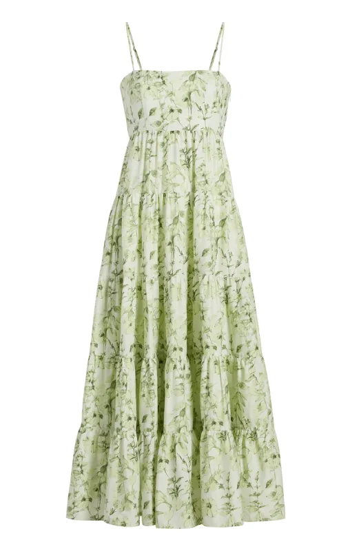 Monochromatic Floral Gavin Dress made by cinq a sept
