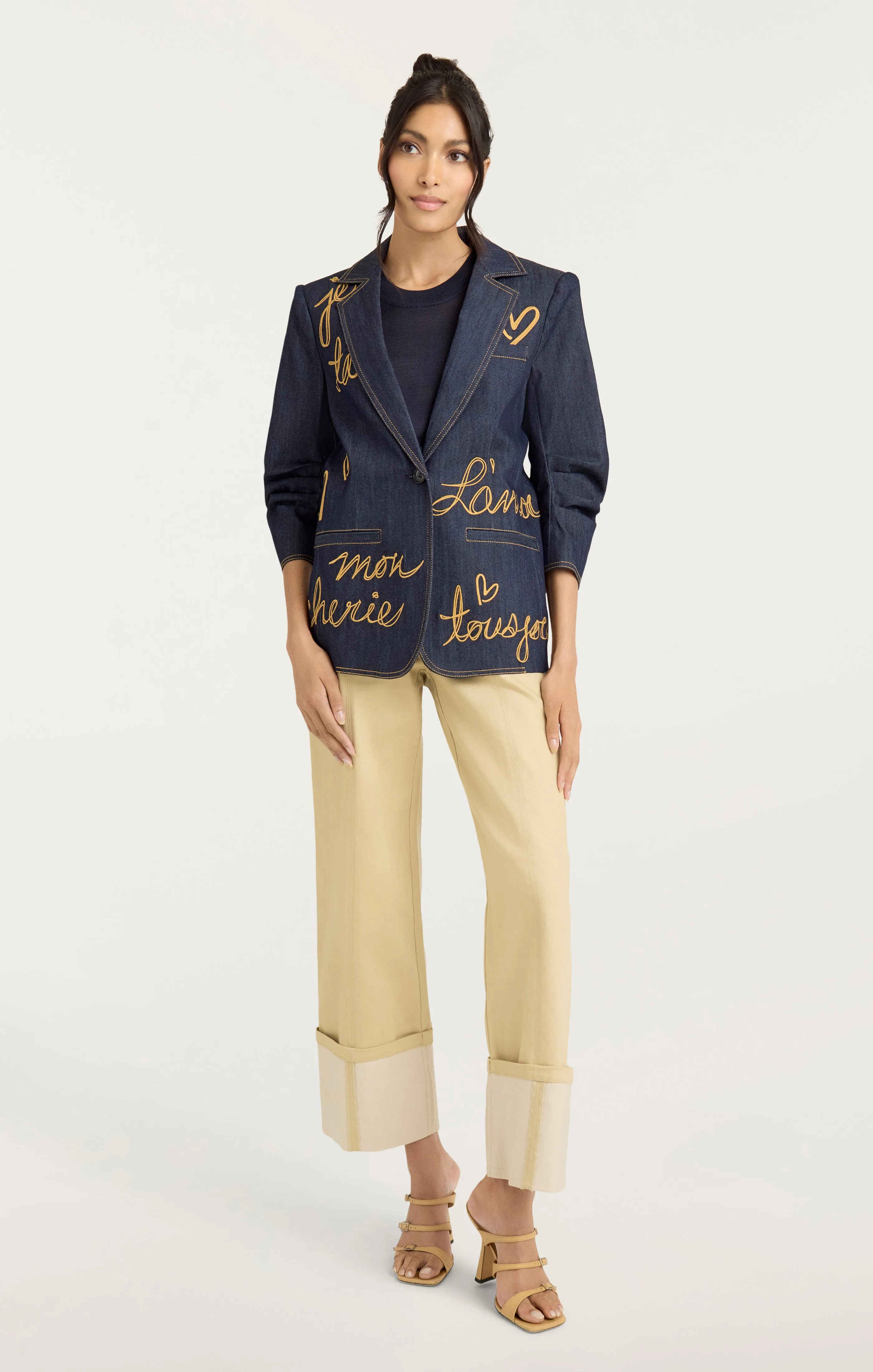 Denim Lamour Khloe Blazer sold by cinq a sept product image thumbnail 5