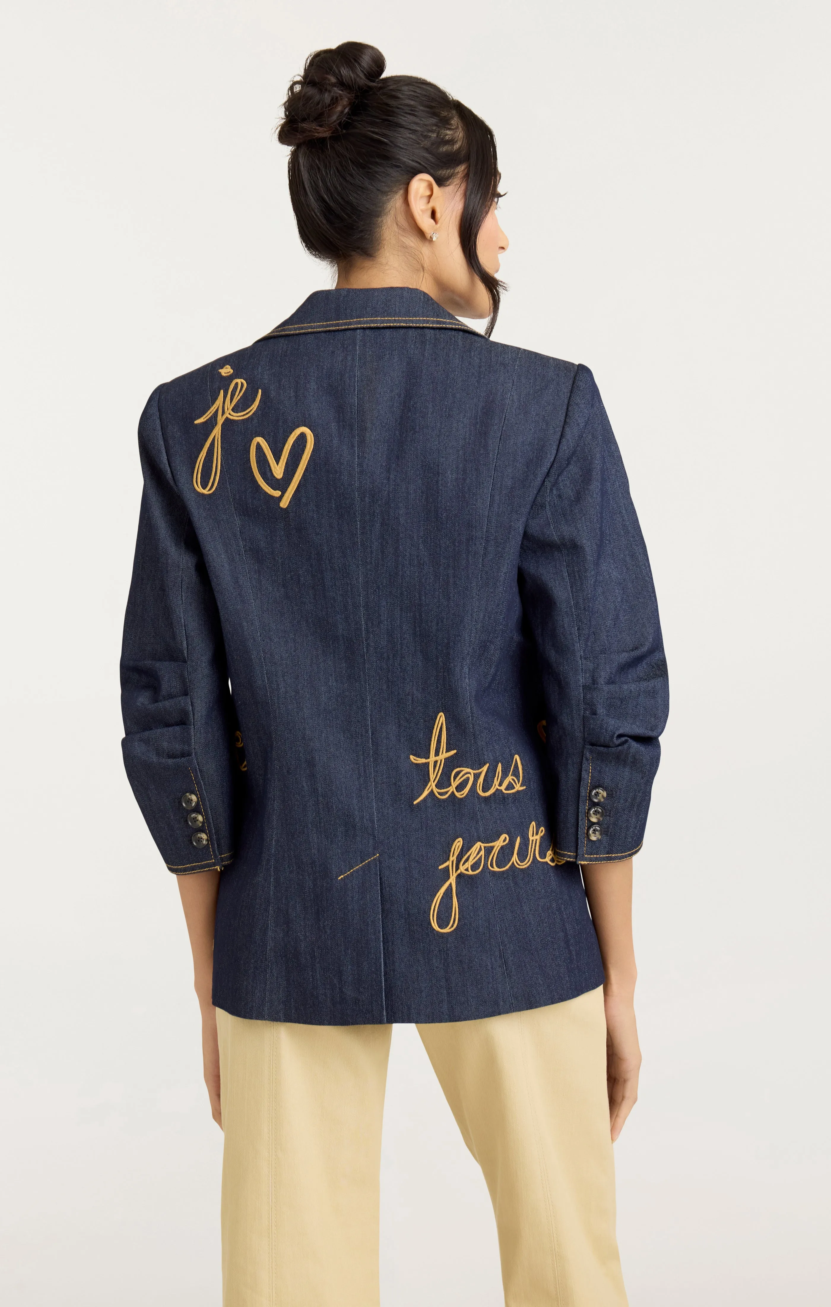 Denim Lamour Khloe Blazer sold by cinq a sept product image thumbnail 3