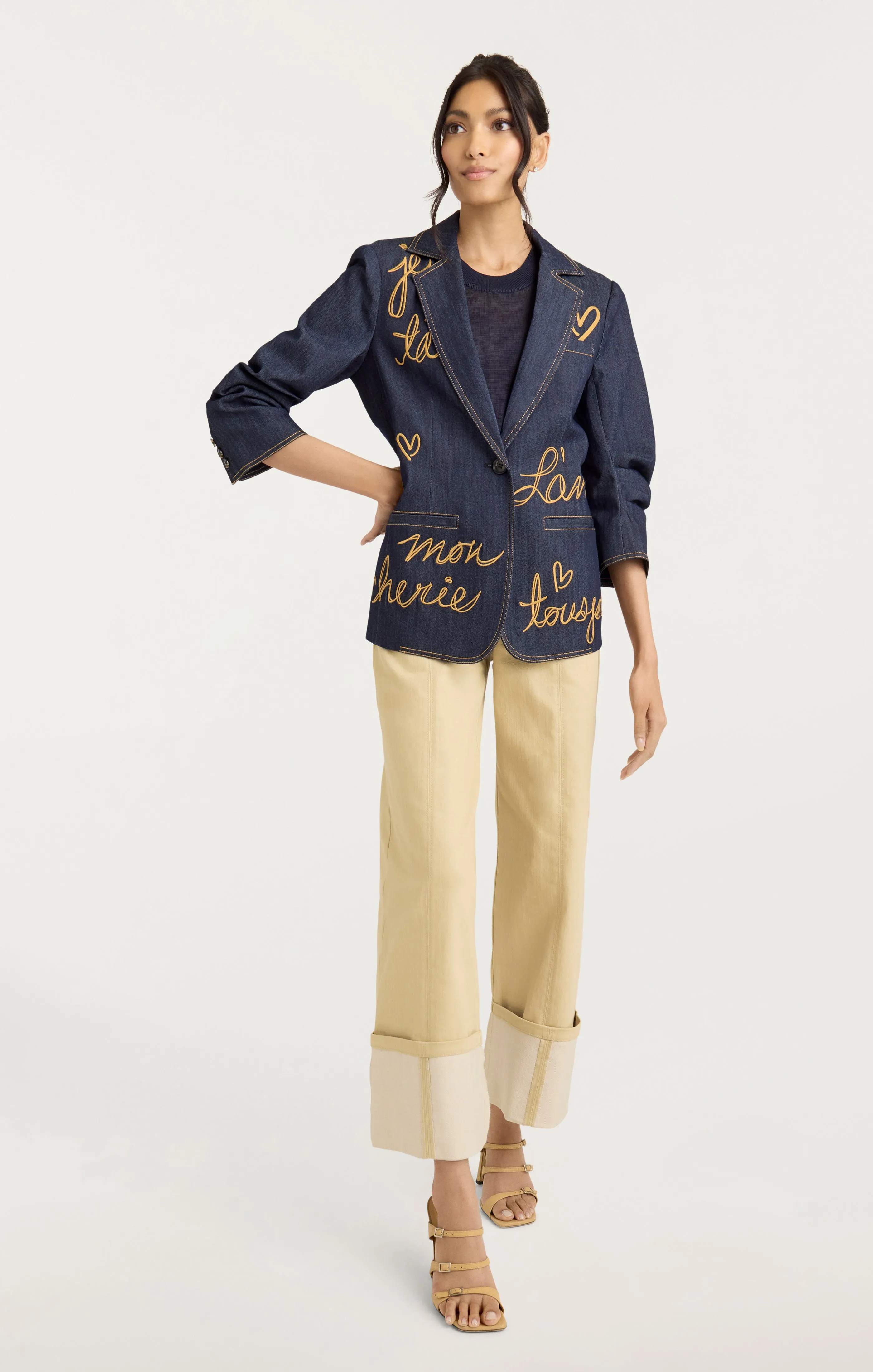Denim Lamour Khloe Blazer sold by cinq a sept product image thumbnail 2