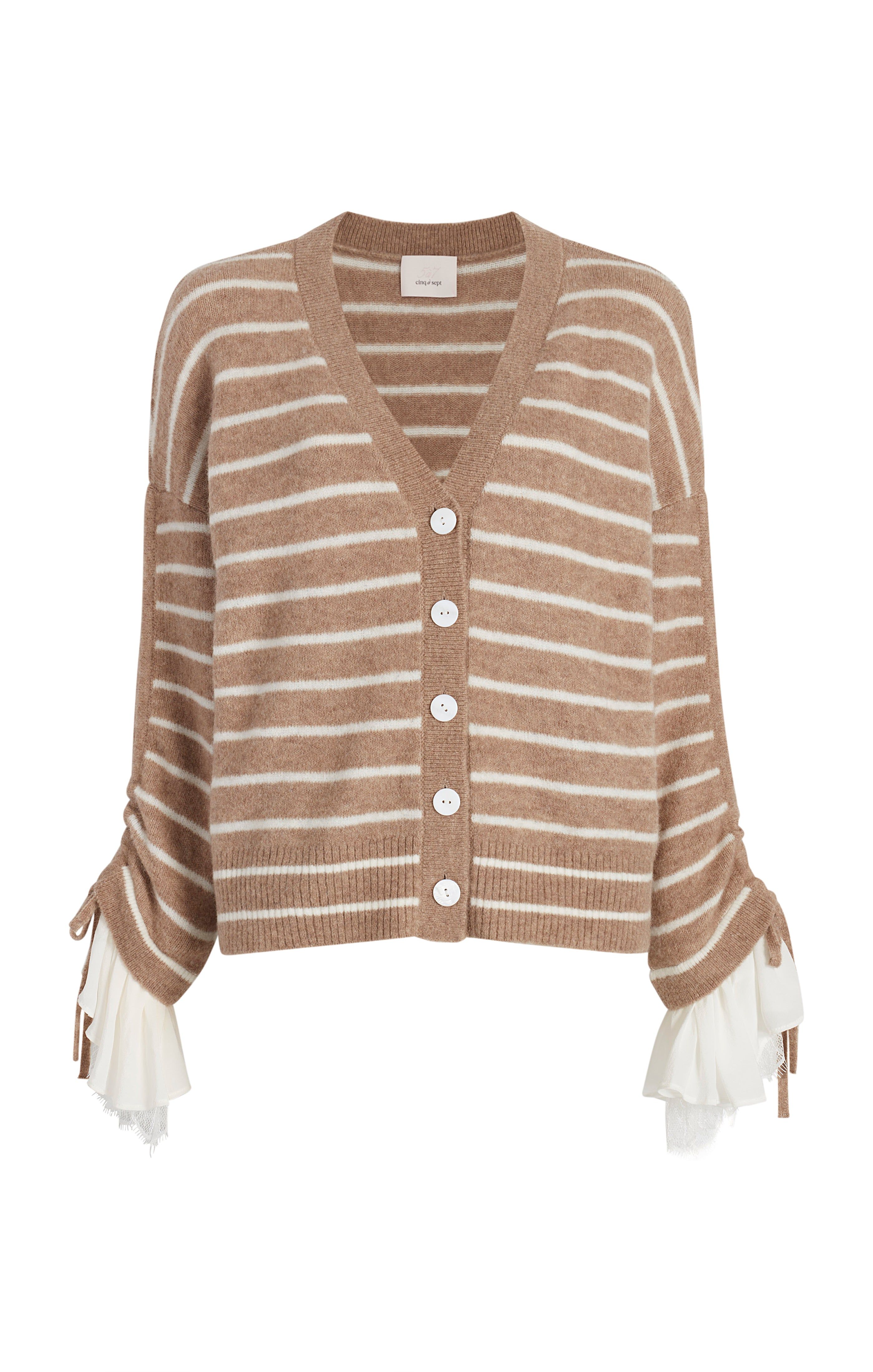 Striped Atlas Cardigan sold by cinq a sept