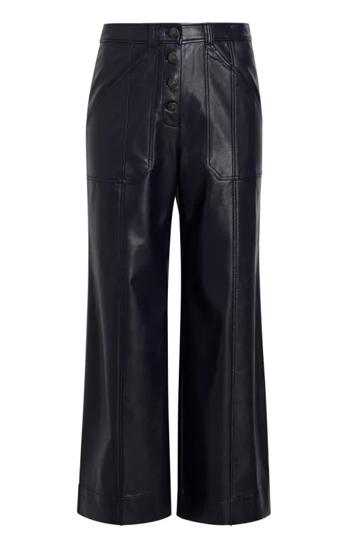 Vegan Leather Benji Pant sold by cinq a sept