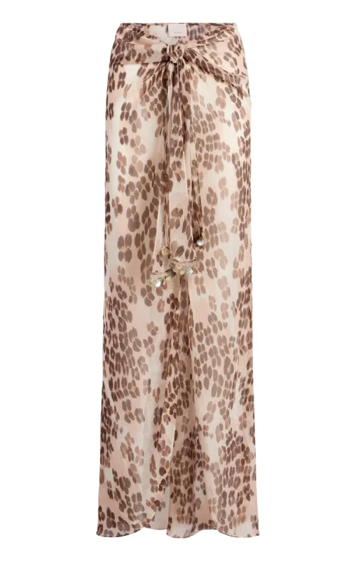Leopard Janessa Sarong sold by cinq a sept