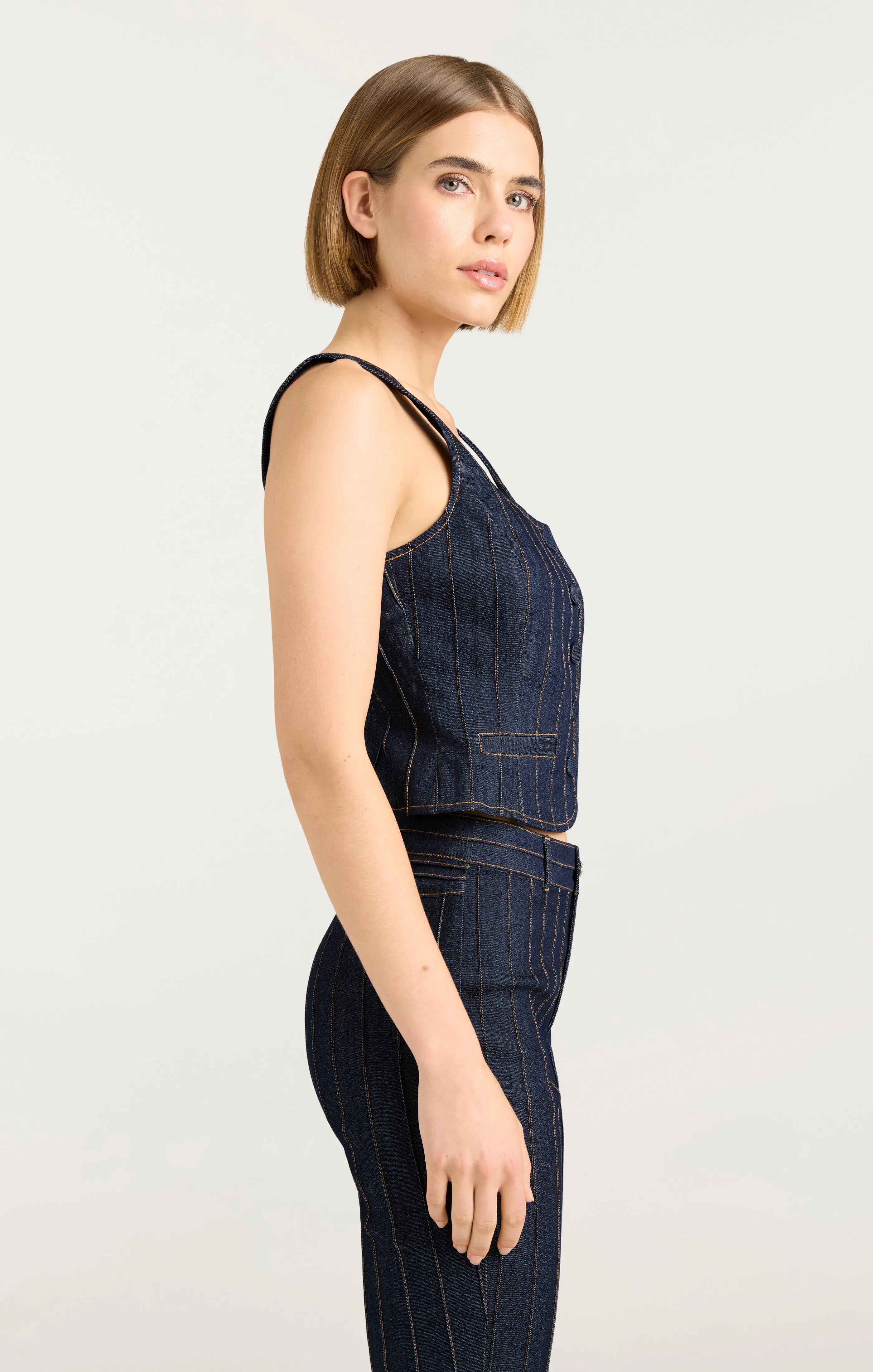 Denim Rowena Top sold by cinq a sept product image thumbnail 4