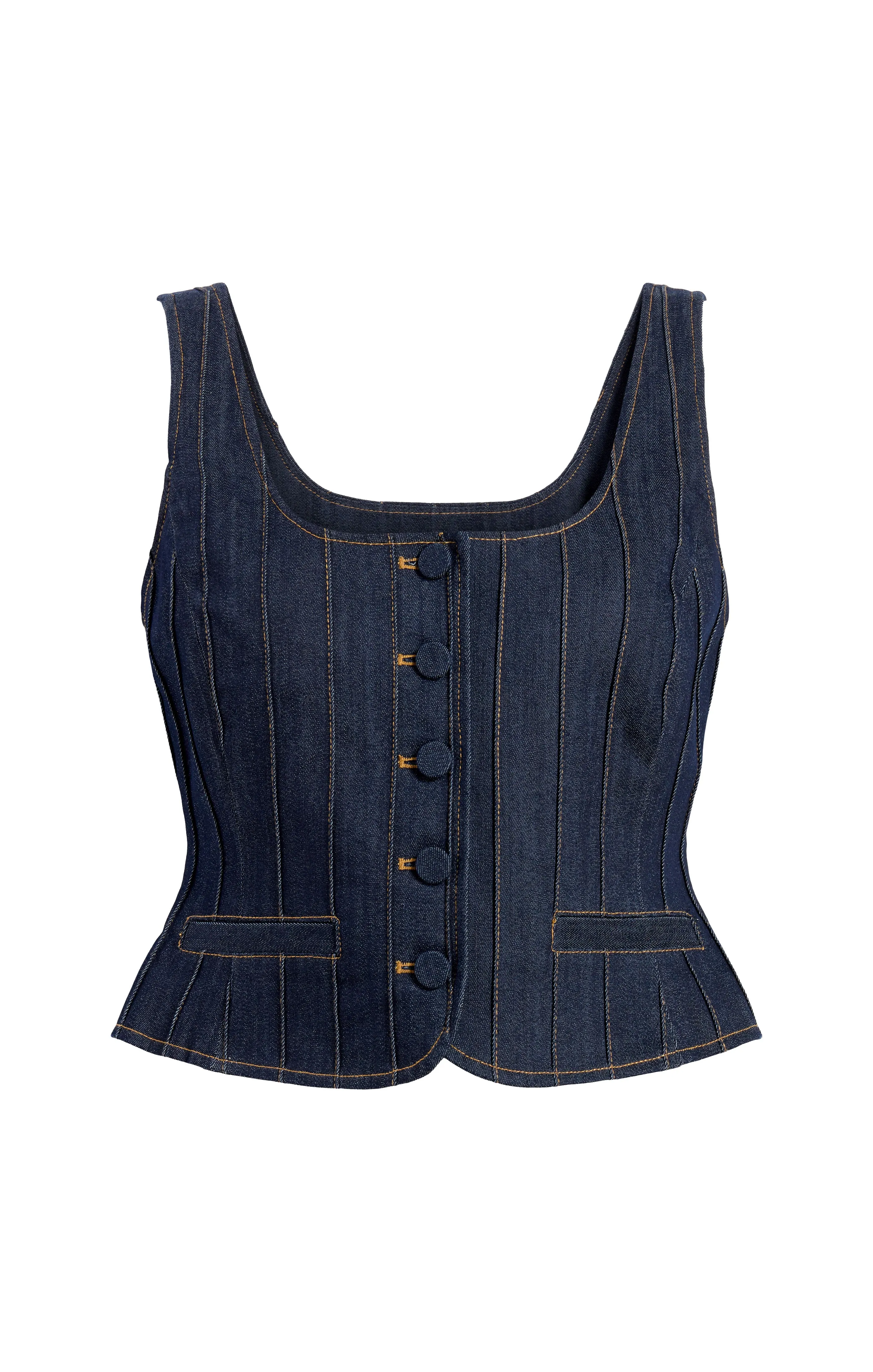 Denim Rowena Top sold by cinq a sept