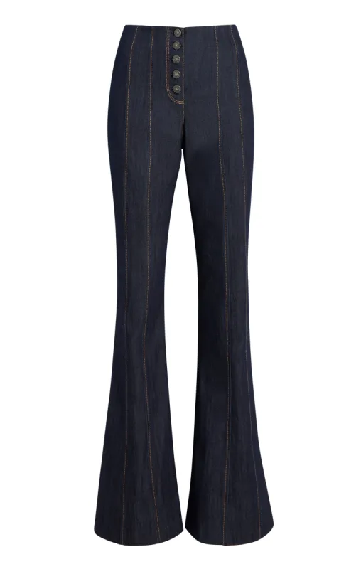 Indigo Carolina Pant sold by cinq a sept