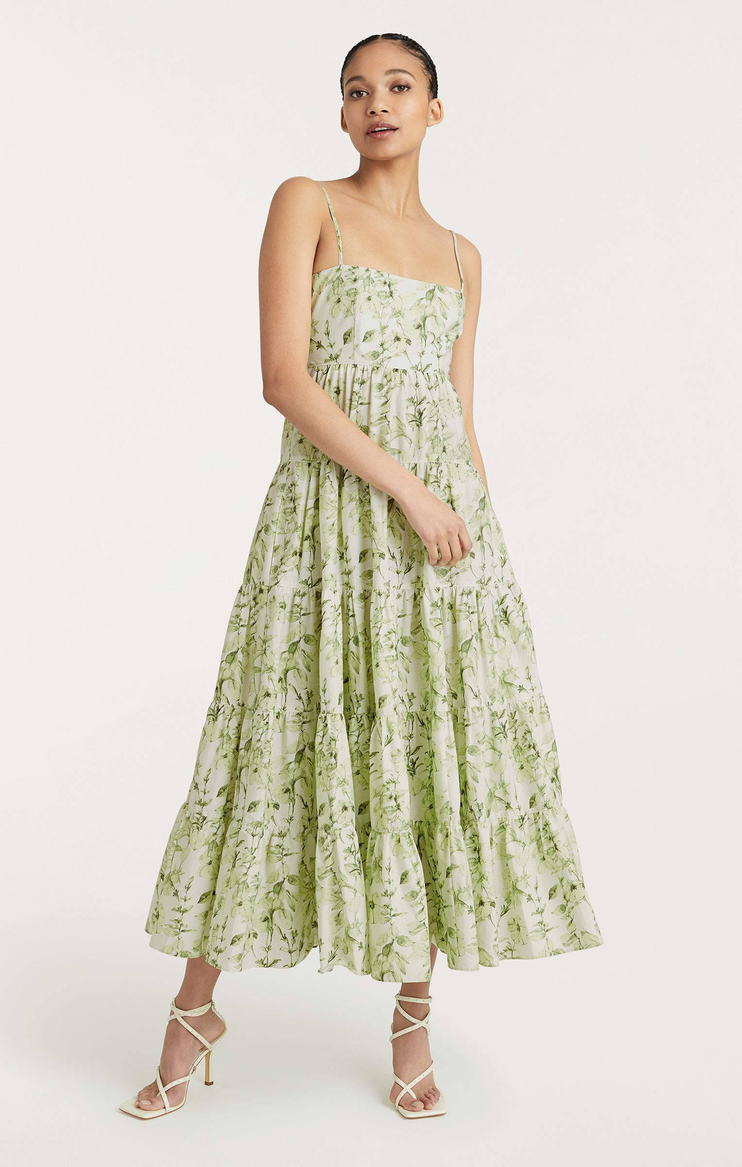 Monochromatic Floral Gavin Dress sold by cinq a sept product image thumbnail 2