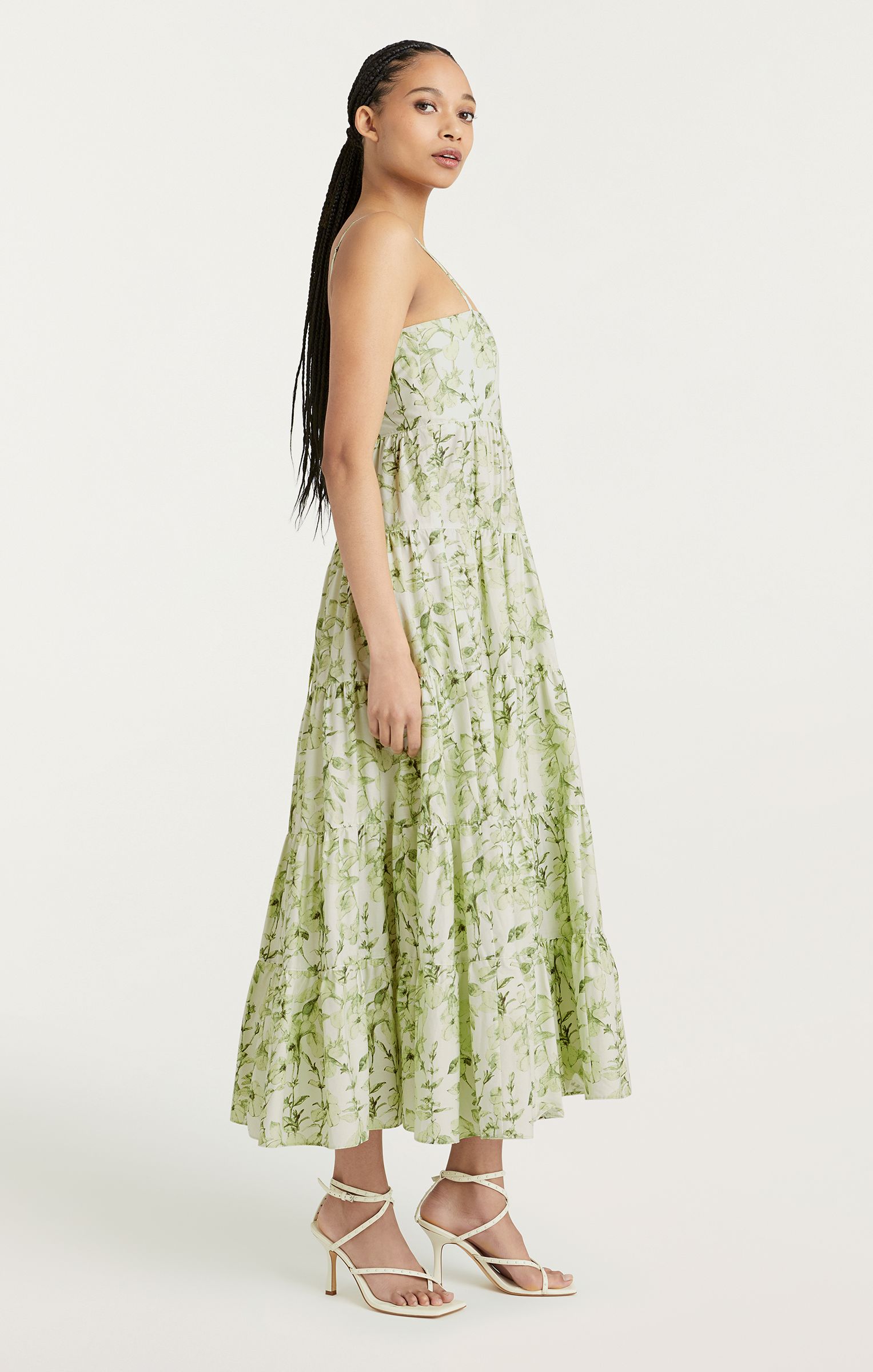 Monochromatic Floral Gavin Dress sold by cinq a sept product image thumbnail 5