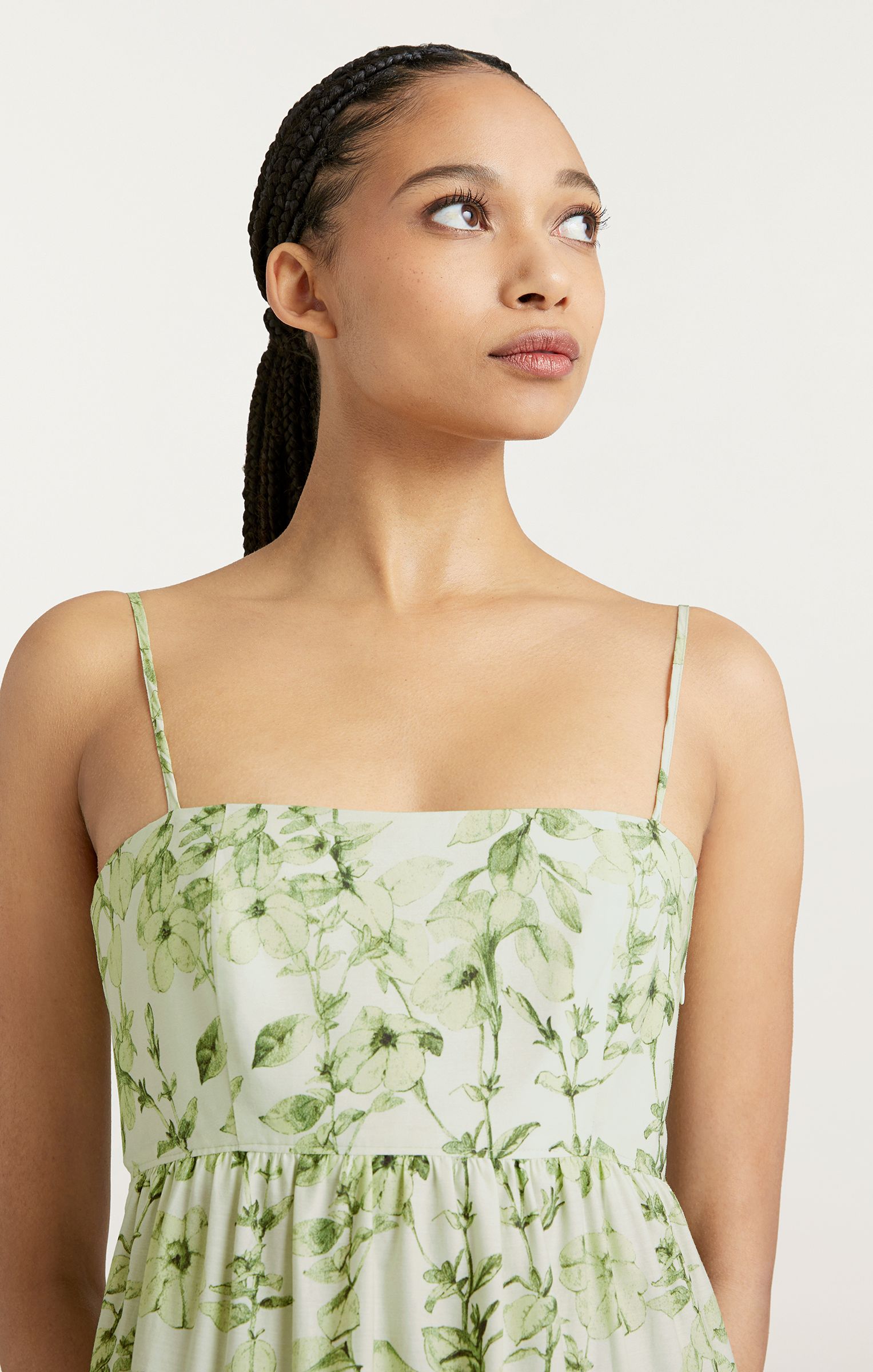 Monochromatic Floral Gavin Dress sold by cinq a sept product image thumbnail 4