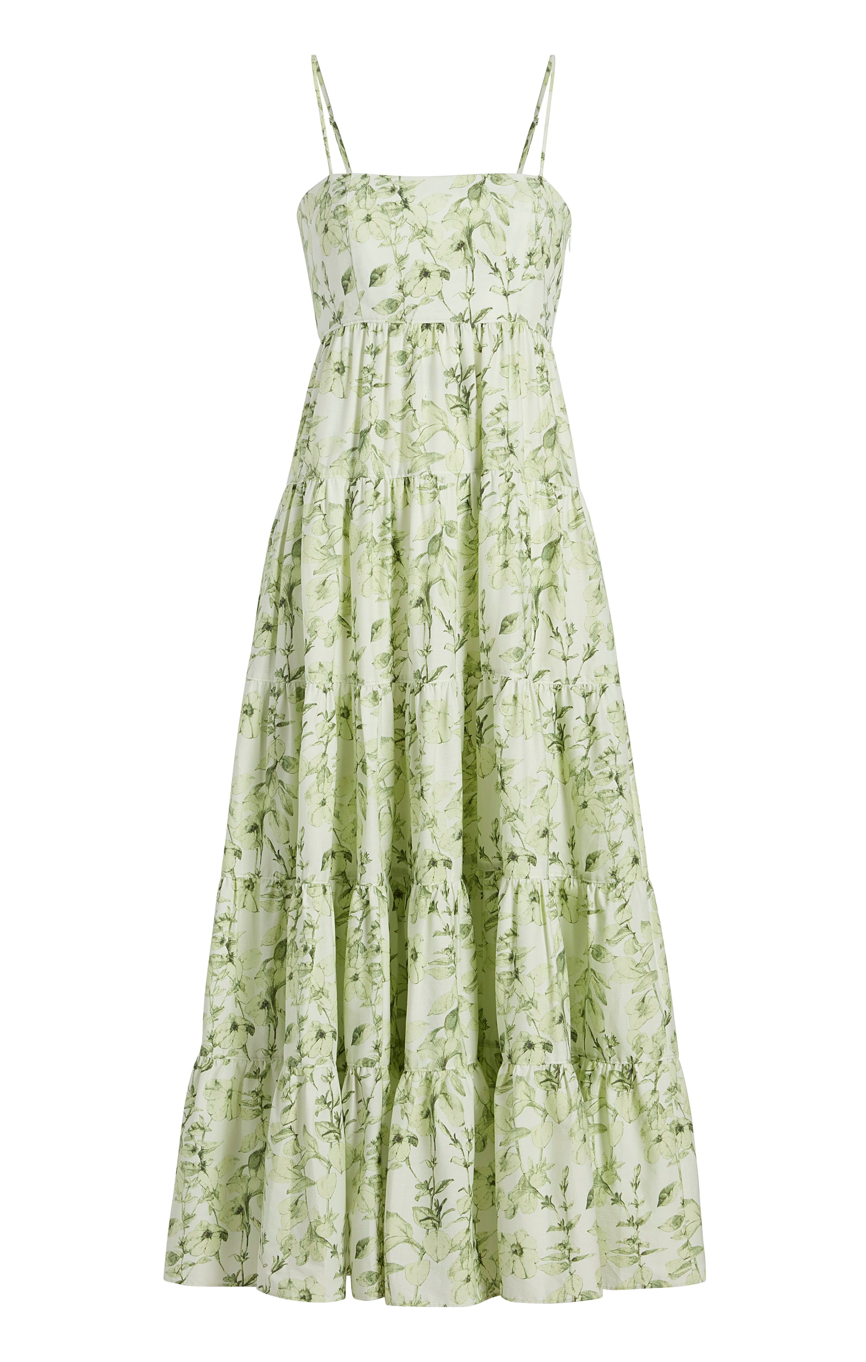 Monochromatic Floral Gavin Dress sold by cinq a sept